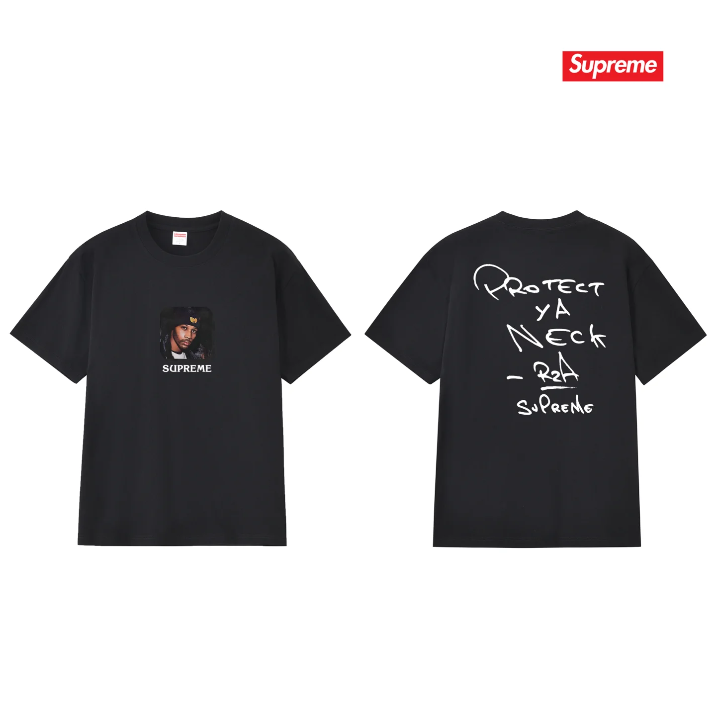 Supreme x Wu-Tang Clan RZA Portrait T-Shirt D9011709 — view 3