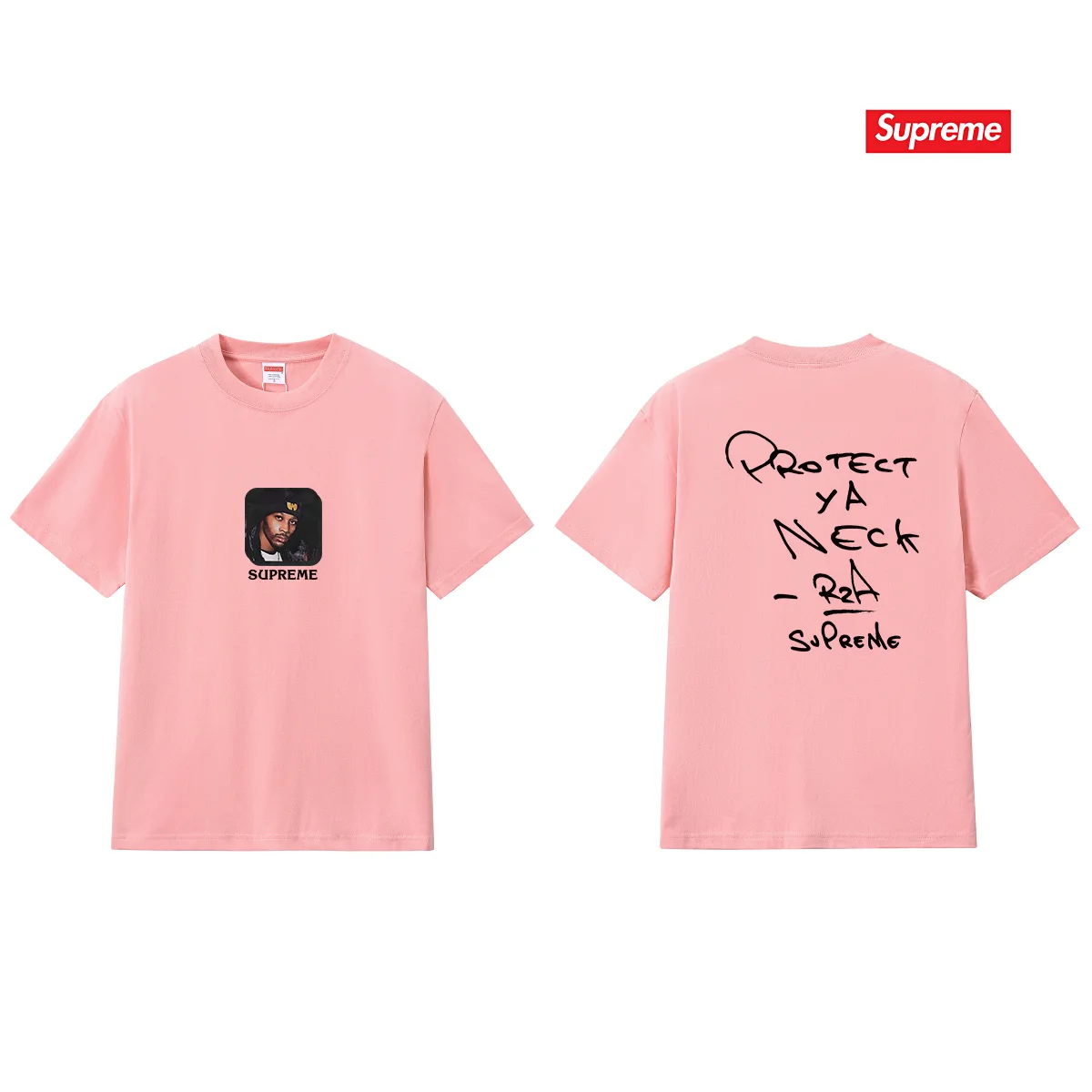 Supreme x Wu-Tang Clan RZA Portrait T-Shirt D9011709 — view 12