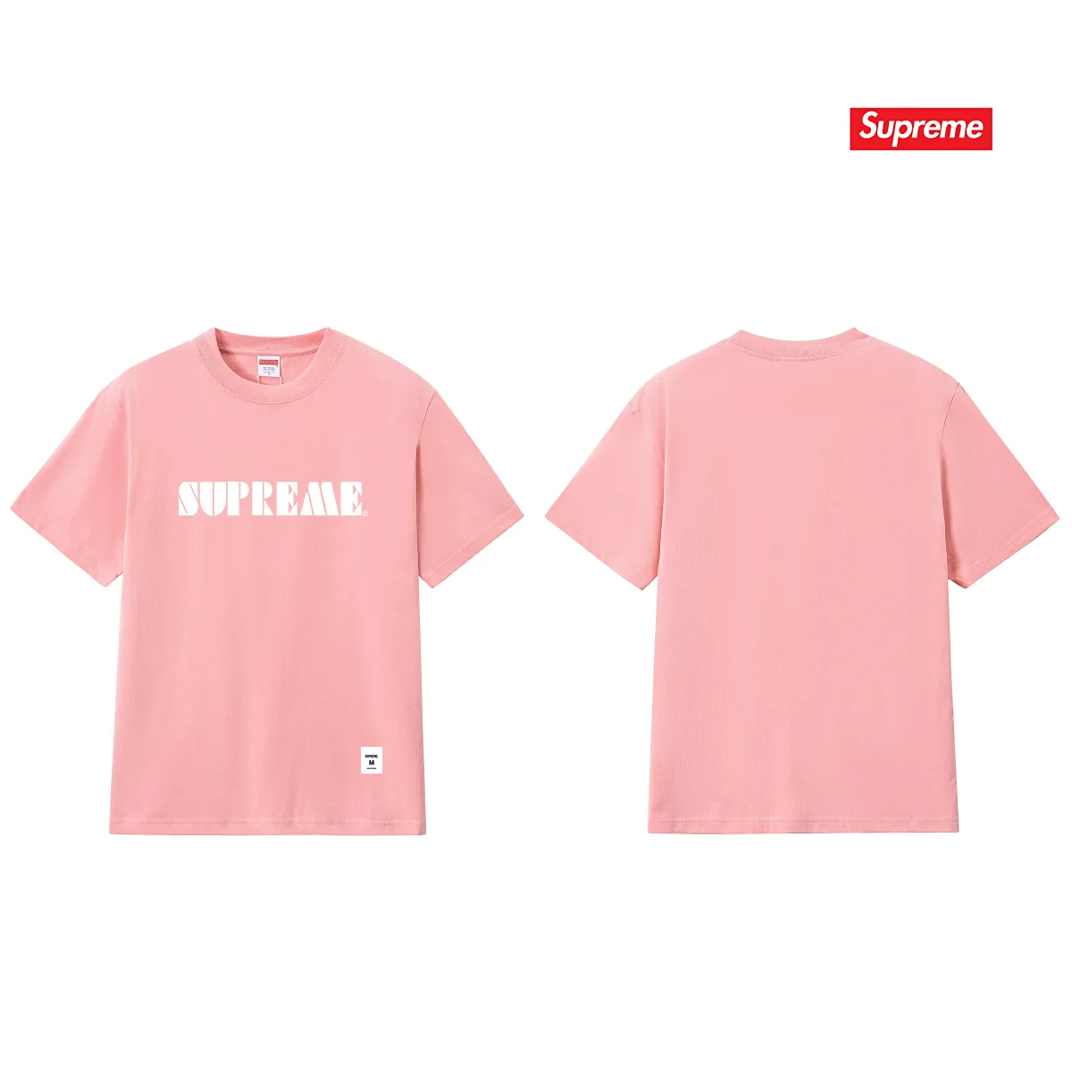 Stencil Embroidered Logo Cotton T-Shirt D9011707 — view 8