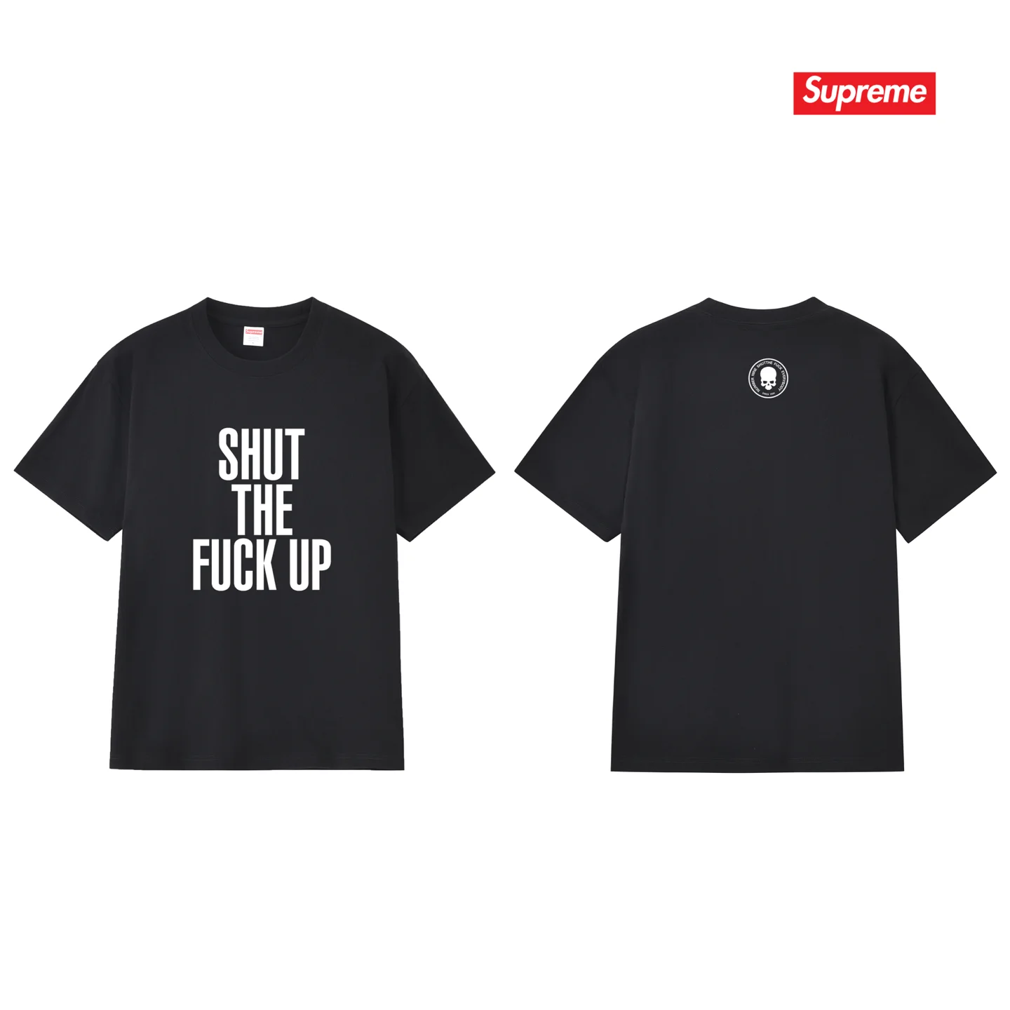 Supreme x Number (N)ine Shut Up Logo T-Shirt D4015375 — view 3