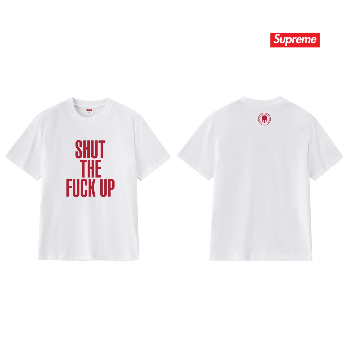Supreme x Number (N)ine Shut Up Logo T-Shirt D4015375 — view 6