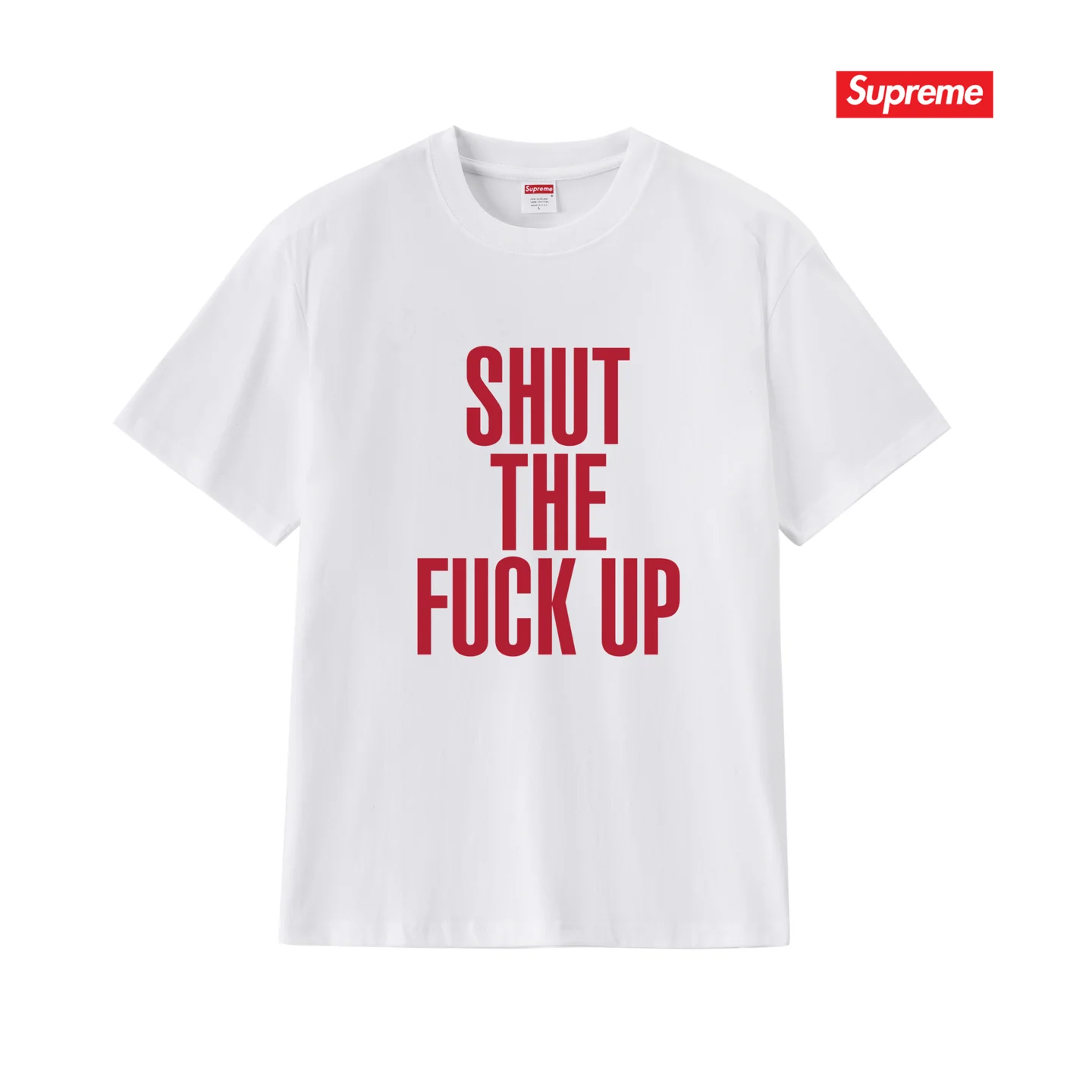 Supreme x Number (N)ine Shut Up Logo T-Shirt D9011705 — view 4