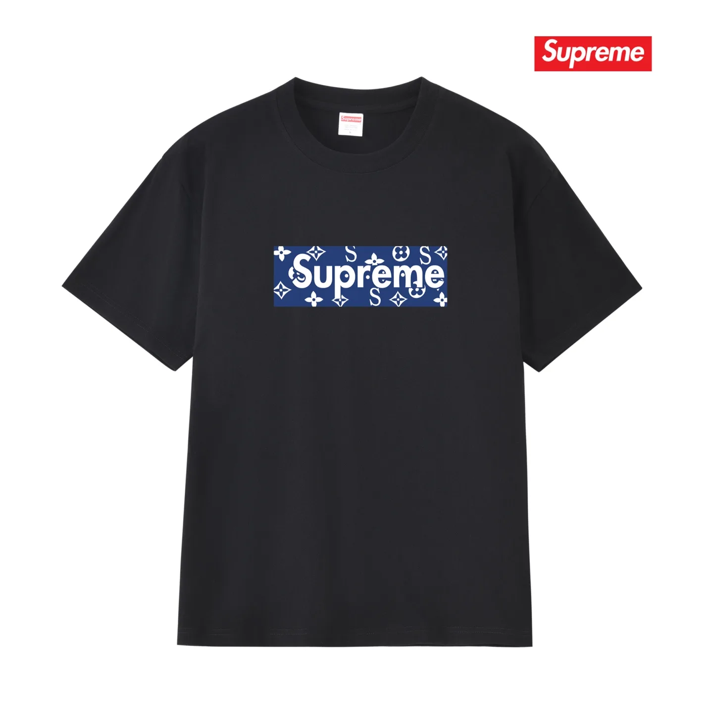 Monogram Box Logo Cotton T-Shirt D4015374