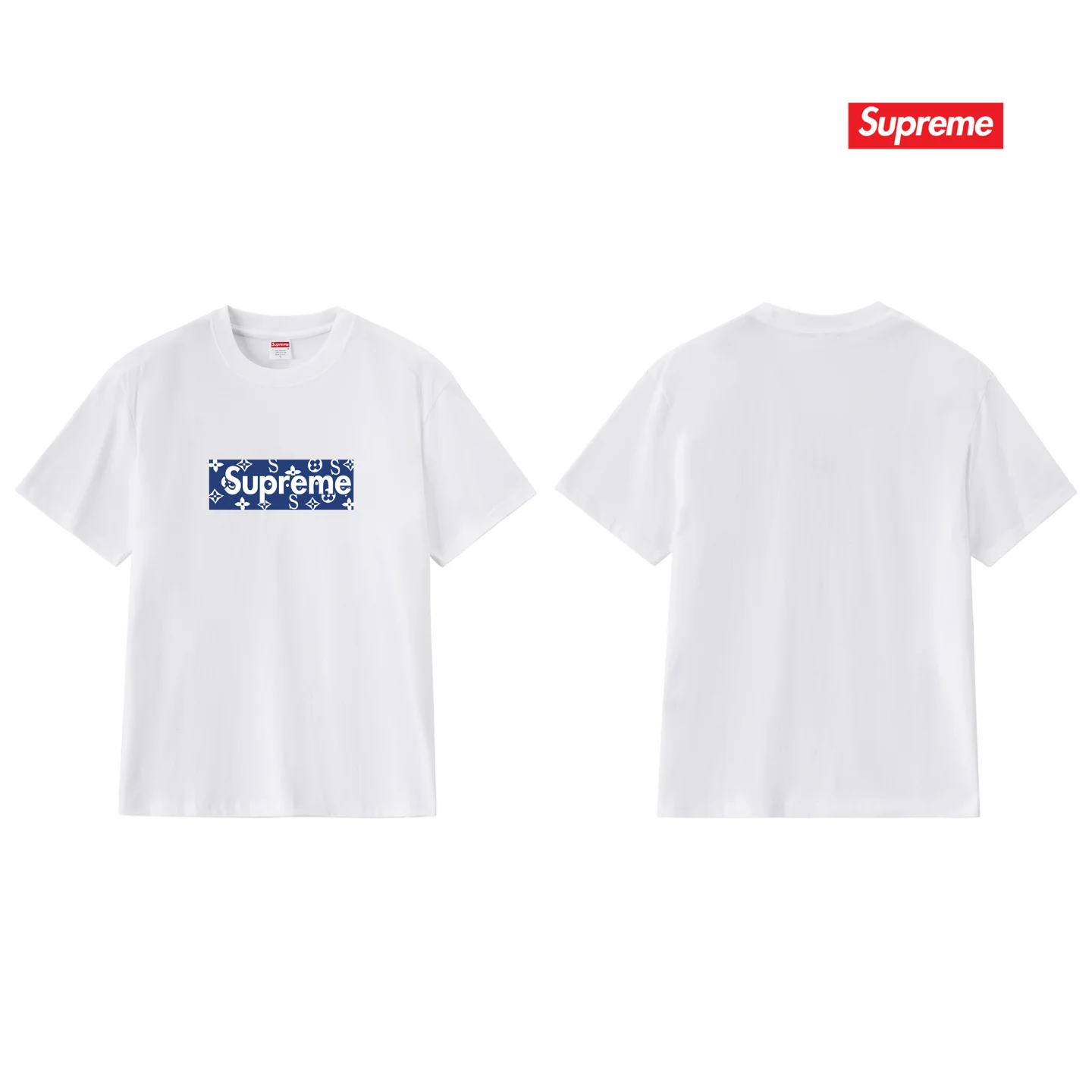 Monogram Box Logo Cotton T-Shirt D4015374 — view 4