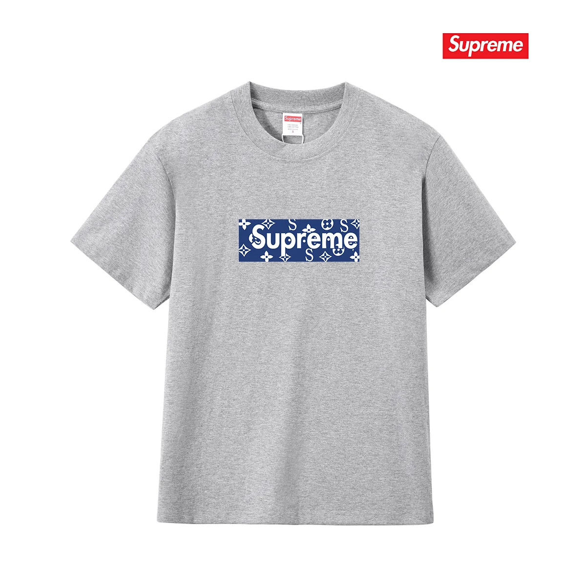 Monogram Box Logo Cotton T-Shirt D4015374 — view 5