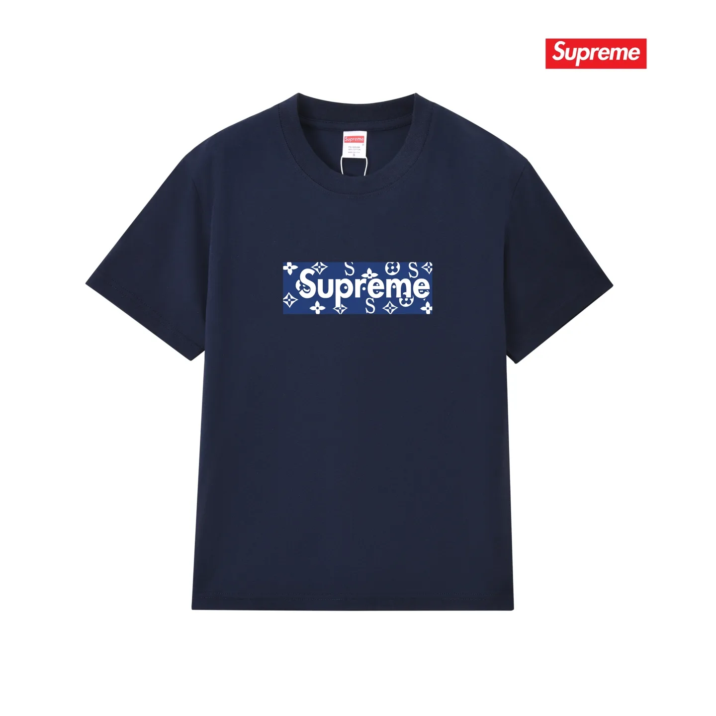 Monogram Box Logo Cotton T-Shirt D9011704 — view 9
