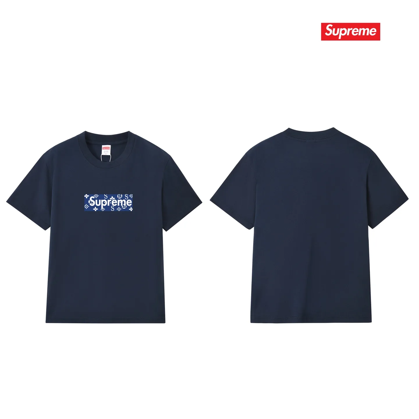 Monogram Box Logo Cotton T-Shirt D9011704 — view 10