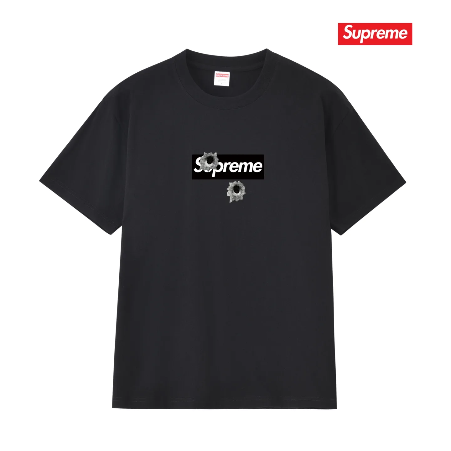 Shibuya Opening Box Logo Printed Cotton T-Shirt D9011703