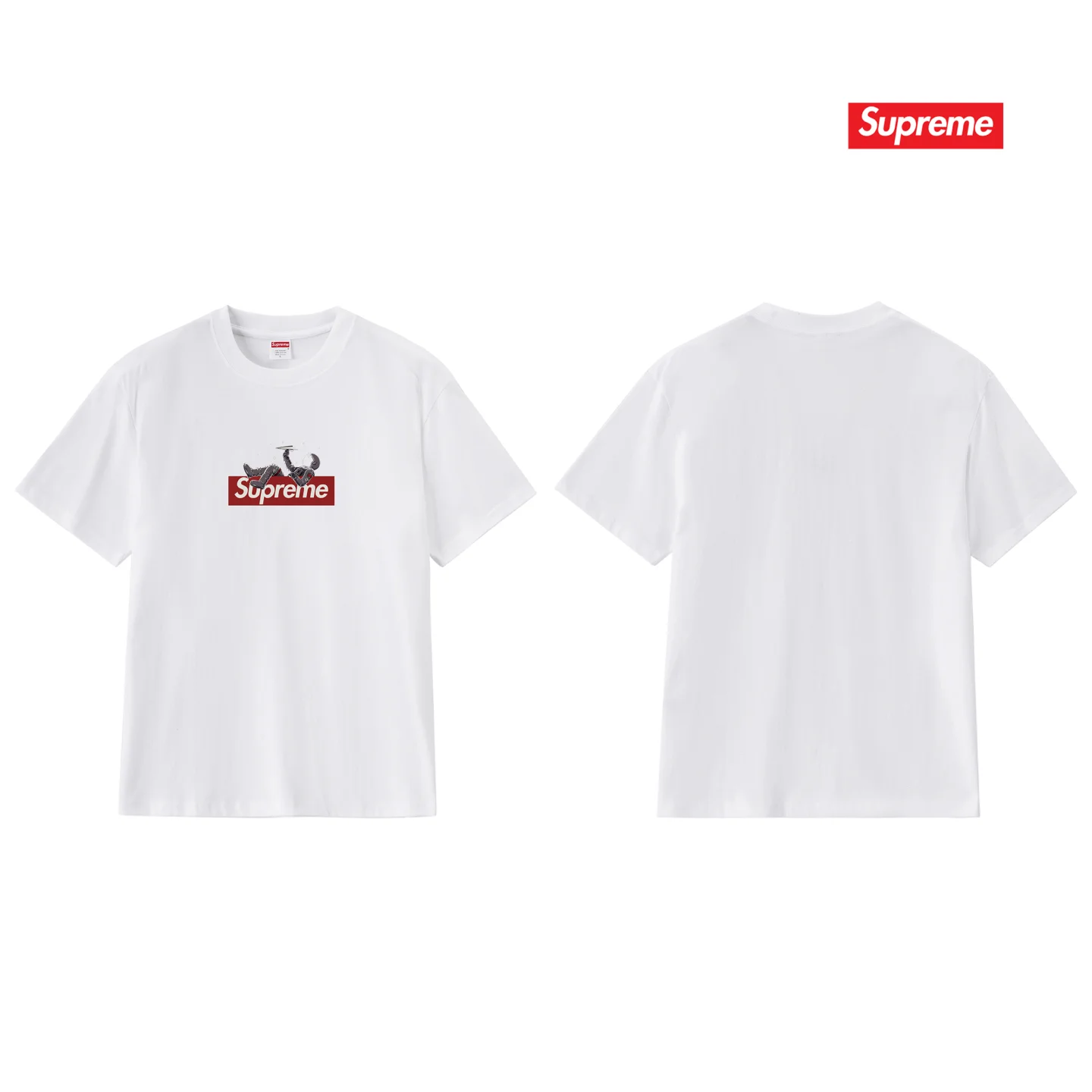 Astronaut Box Logo Cotton T-Shirt D4015372 — view 4