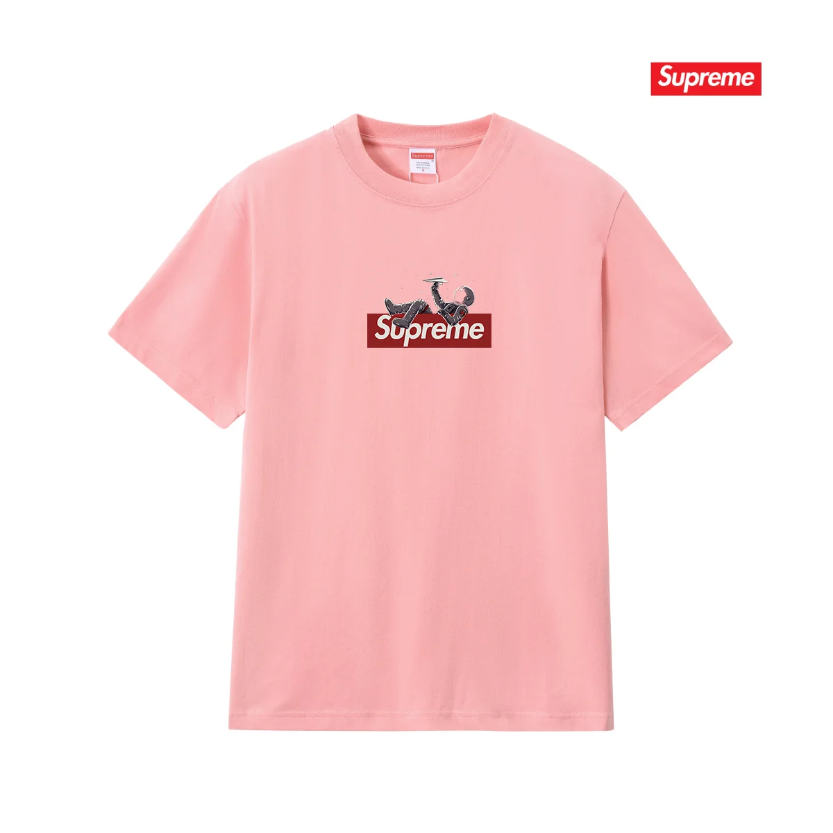 Astronaut Box Logo Cotton T-Shirt D4015372 — view 7