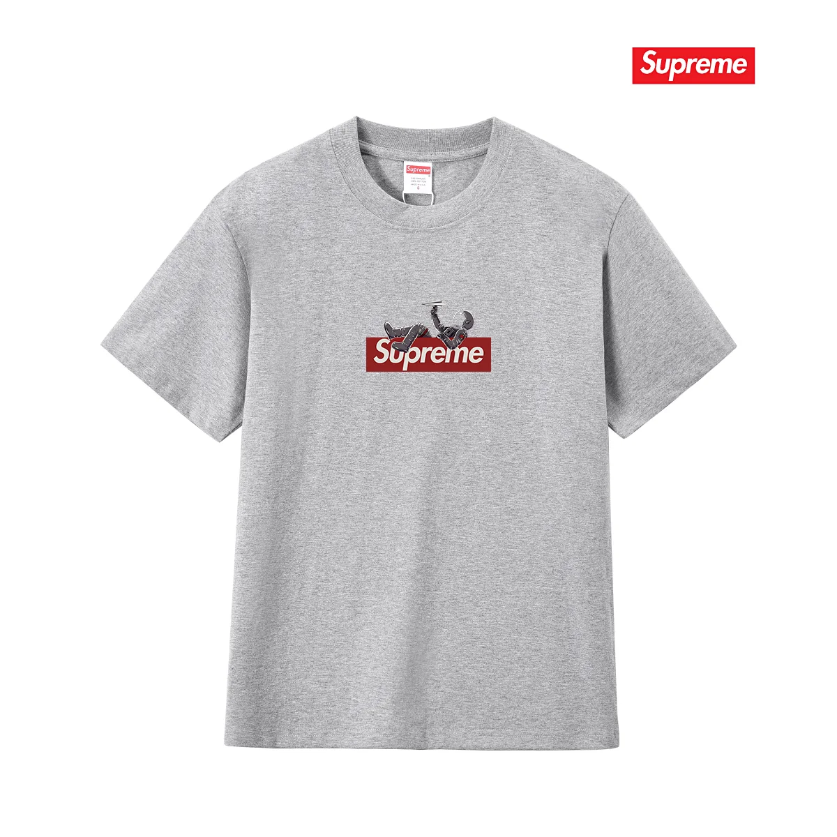 Astronaut Box Logo Cotton T-Shirt D9011702 — view 5