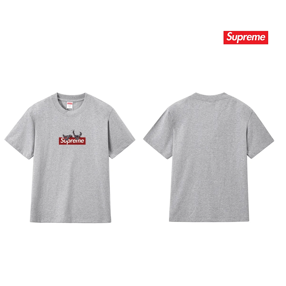 Astronaut Box Logo Cotton T-Shirt D9011702 — view 6