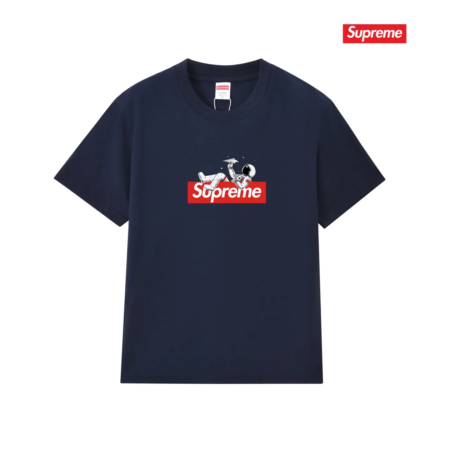 Astronaut Box Logo Cotton T-Shirt D9011702 — view 9