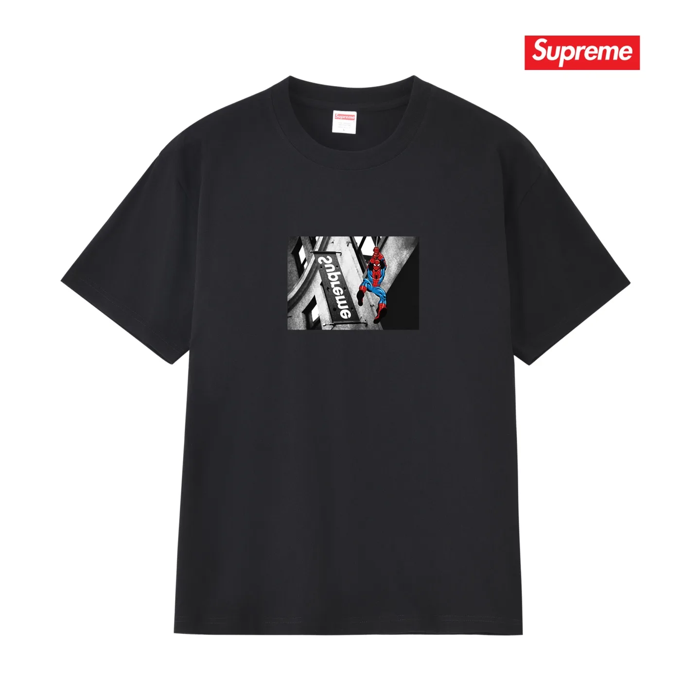 Spider-Man Graphic Print Cotton T-Shirt D4015371