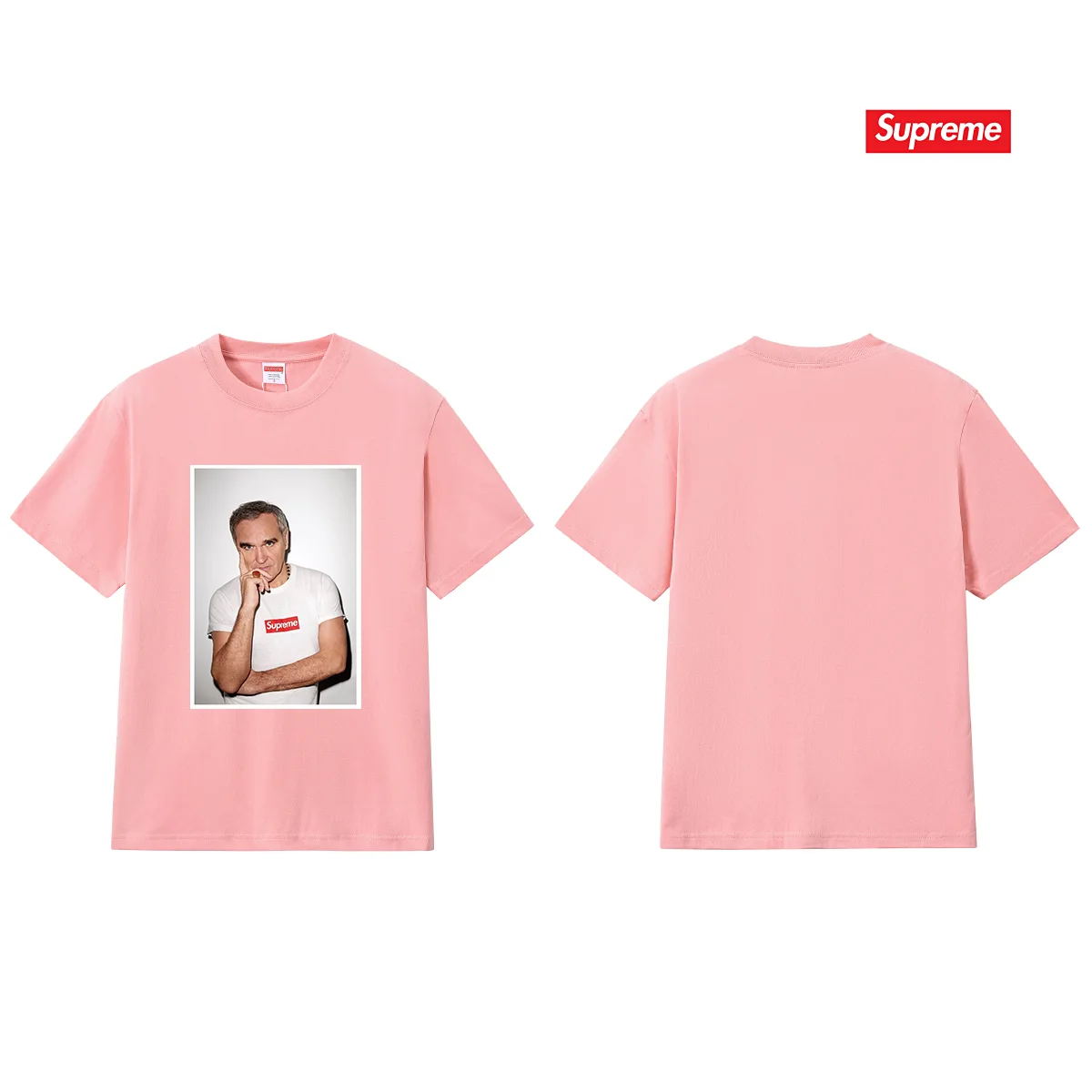 Supreme Morrissey Portrait Print T-Shirt D4015369 — view 8