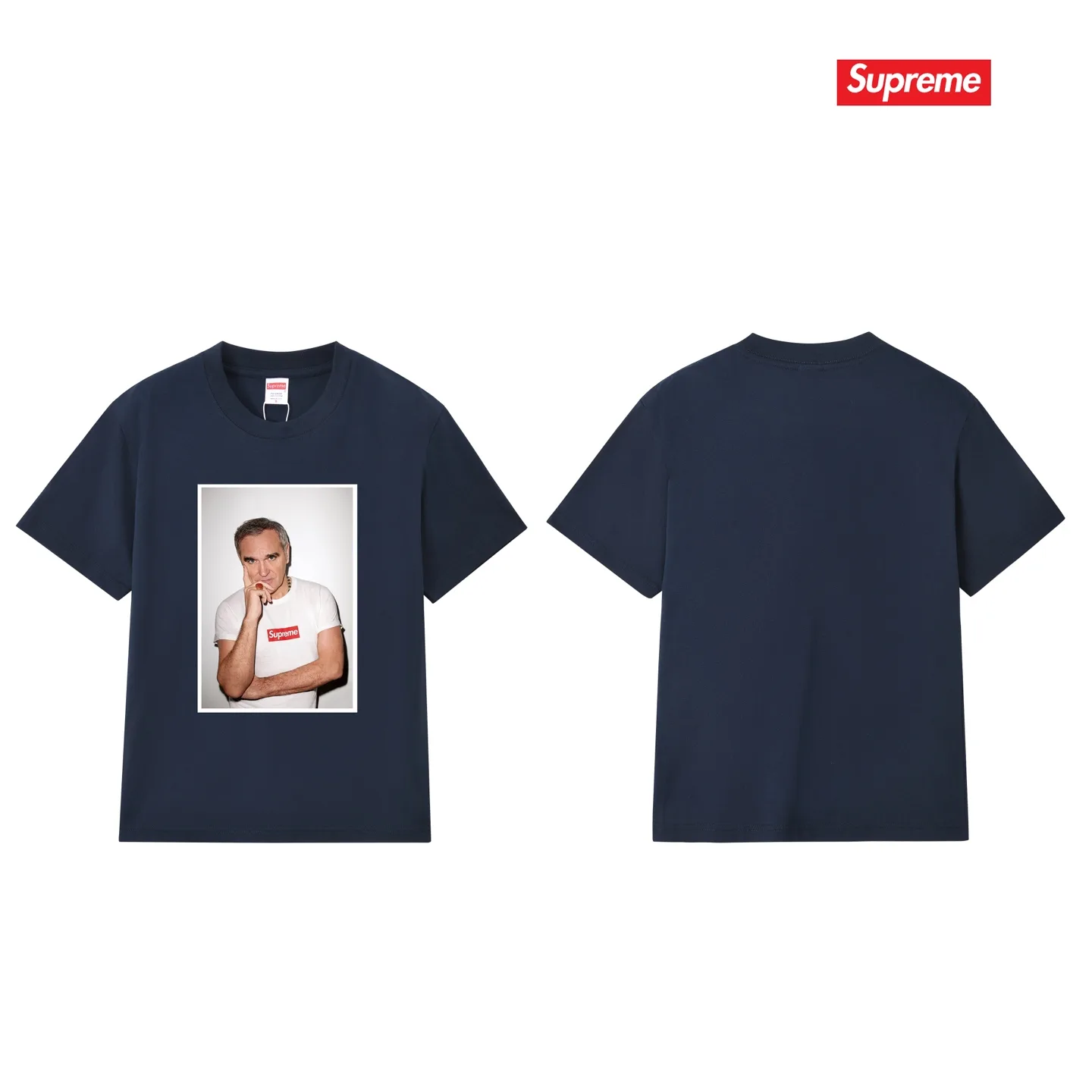 Supreme Morrissey Portrait Print T-Shirt D4015369 — view 10