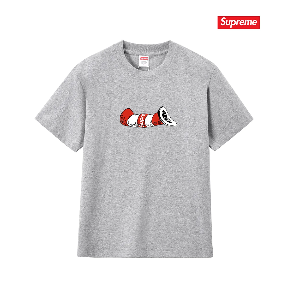 Cat in the Hat Graphic Print T-Shirt D9011698 — view 5