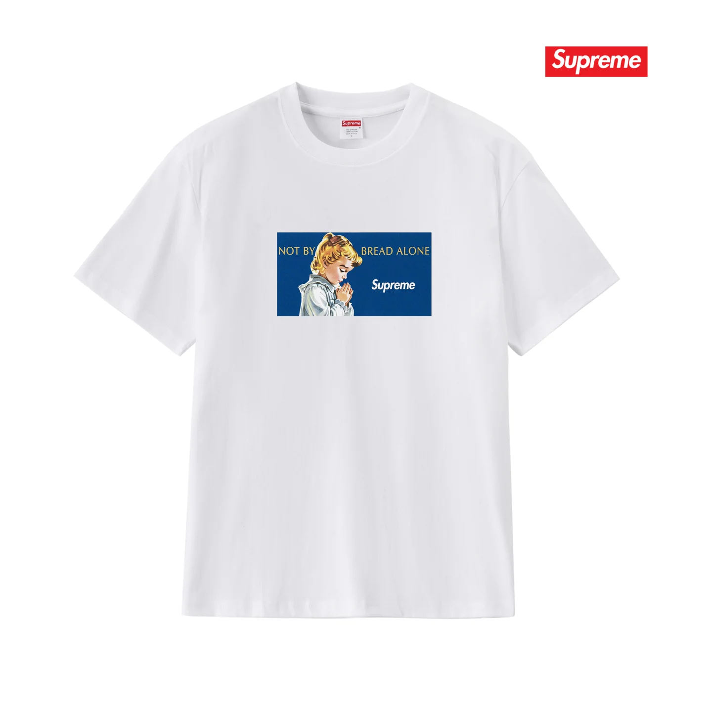Supreme Not By Bread Alone Graphic T-Shirt D9011696 — view 3