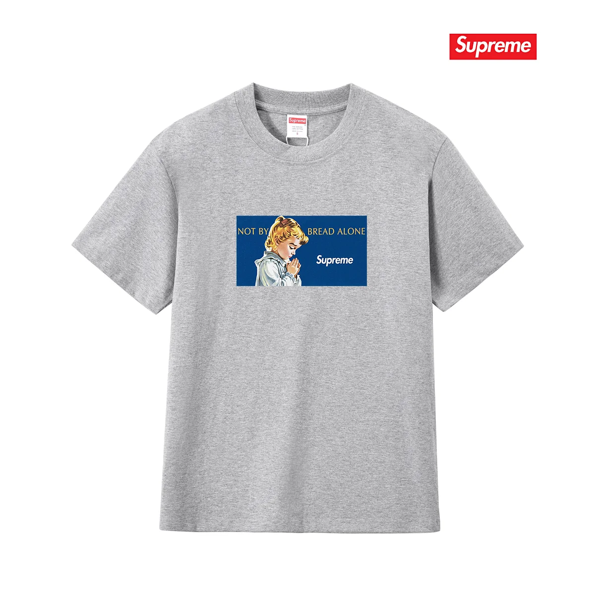 Supreme Not By Bread Alone Graphic T-Shirt D9011696 — view 5