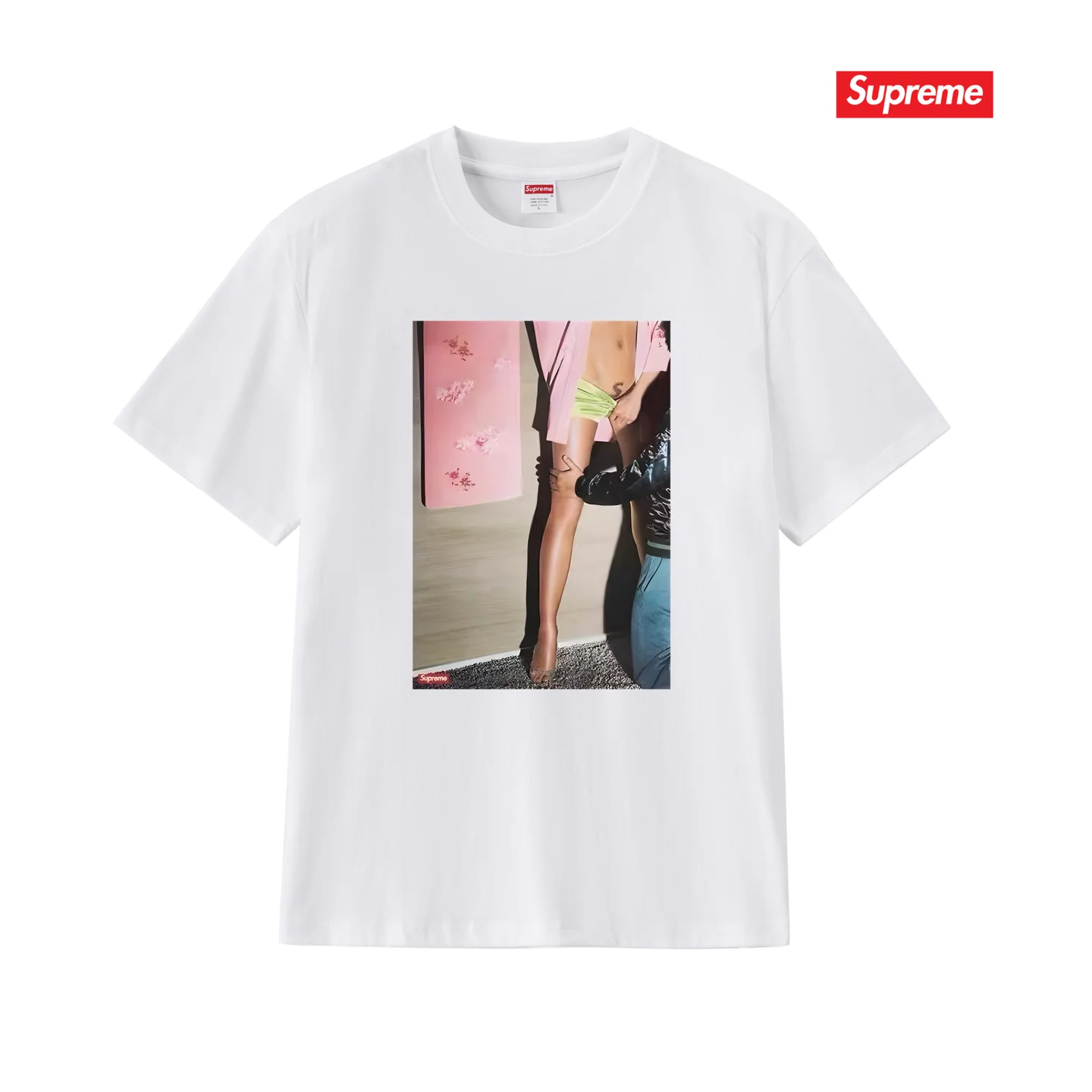 Supreme Model Graphic Print T-Shirt D4015364 — view 3