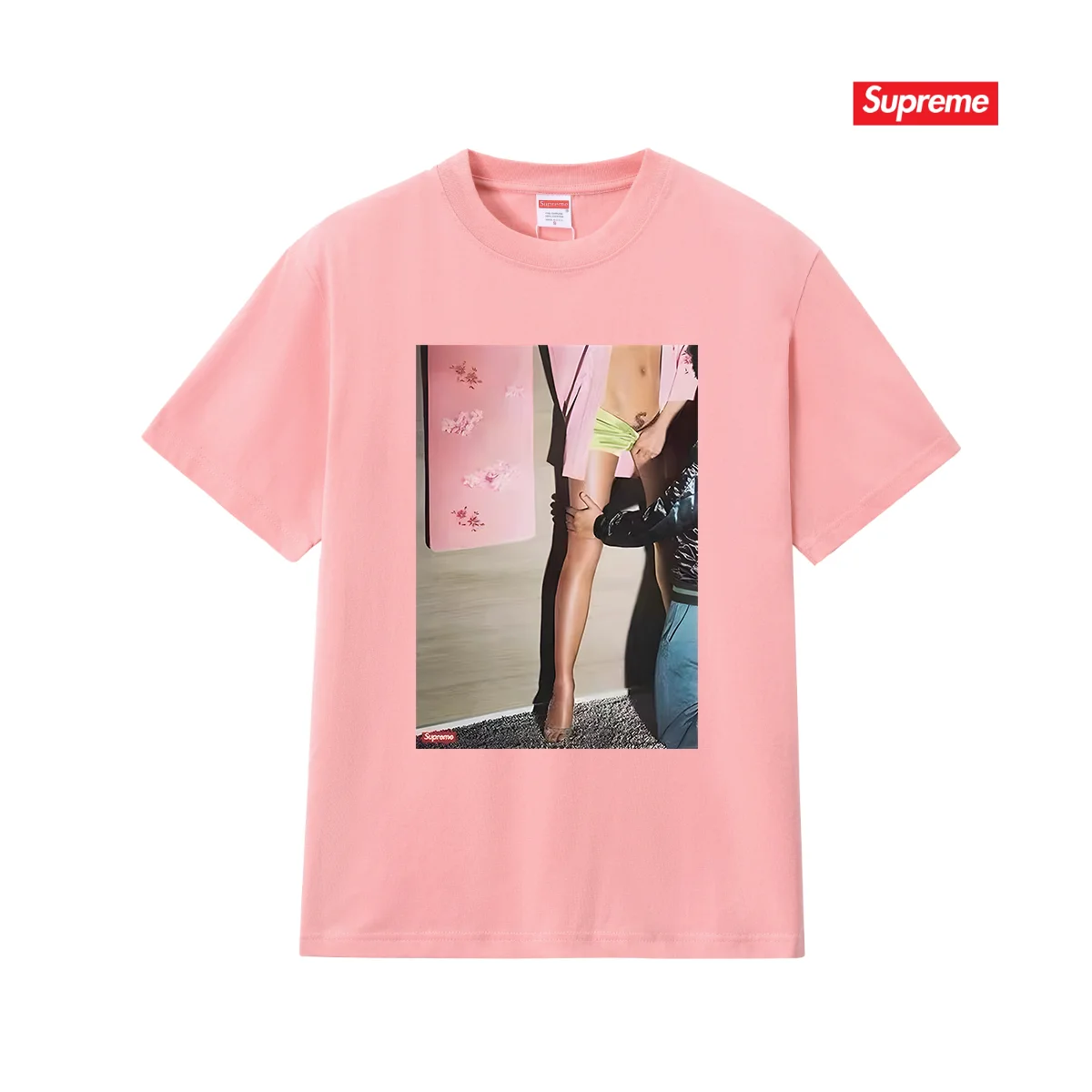 Supreme Model Graphic Print T-Shirt D4015364 — view 7