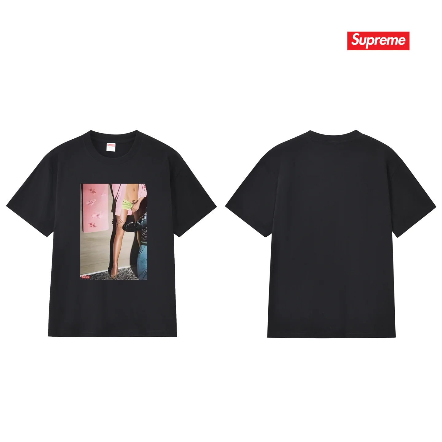 Supreme Model Graphic Print T-Shirt D9011694 — view 2