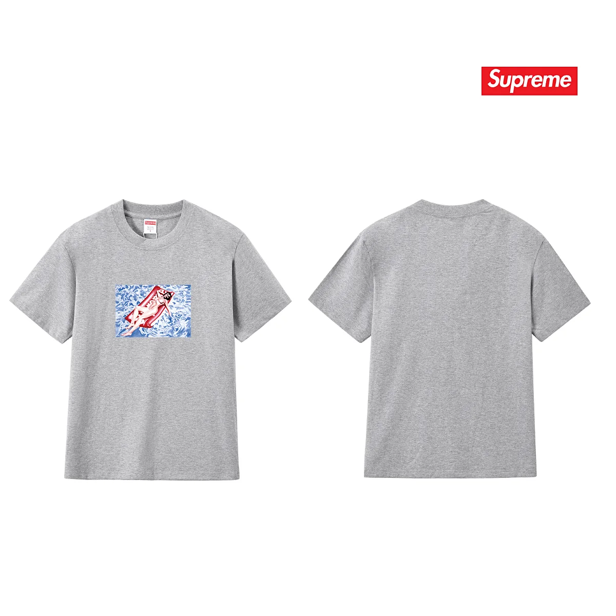 Supreme Float Graphic Cotton T-Shirt D4015363 — view 6