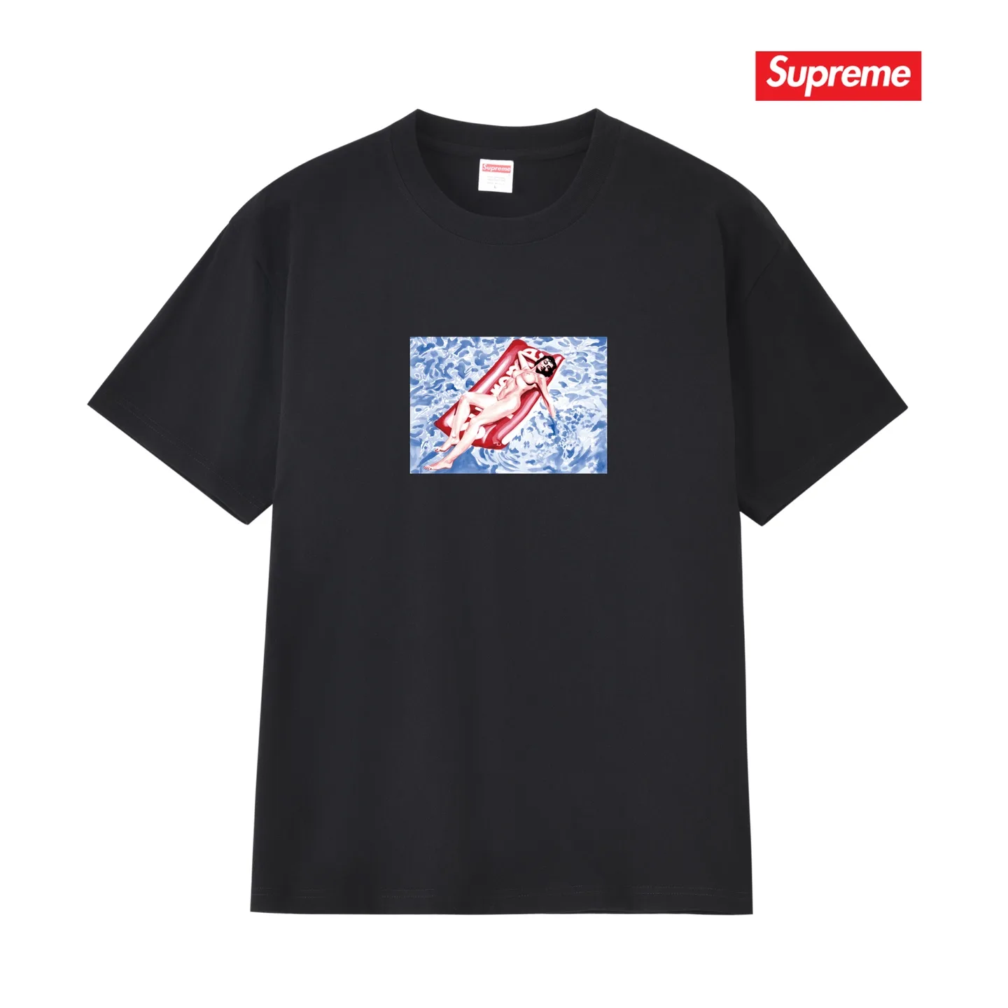 Float Graphic Print Cotton T-Shirt D9011693
