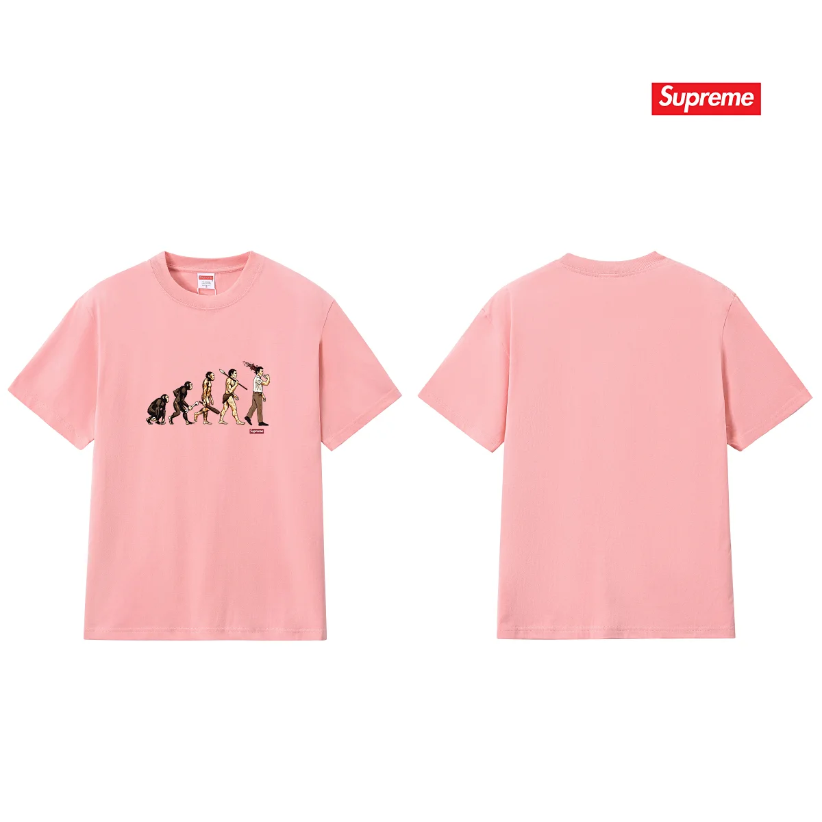 Evolution Graphic Print Cotton T-Shirt D4015362 — view 8