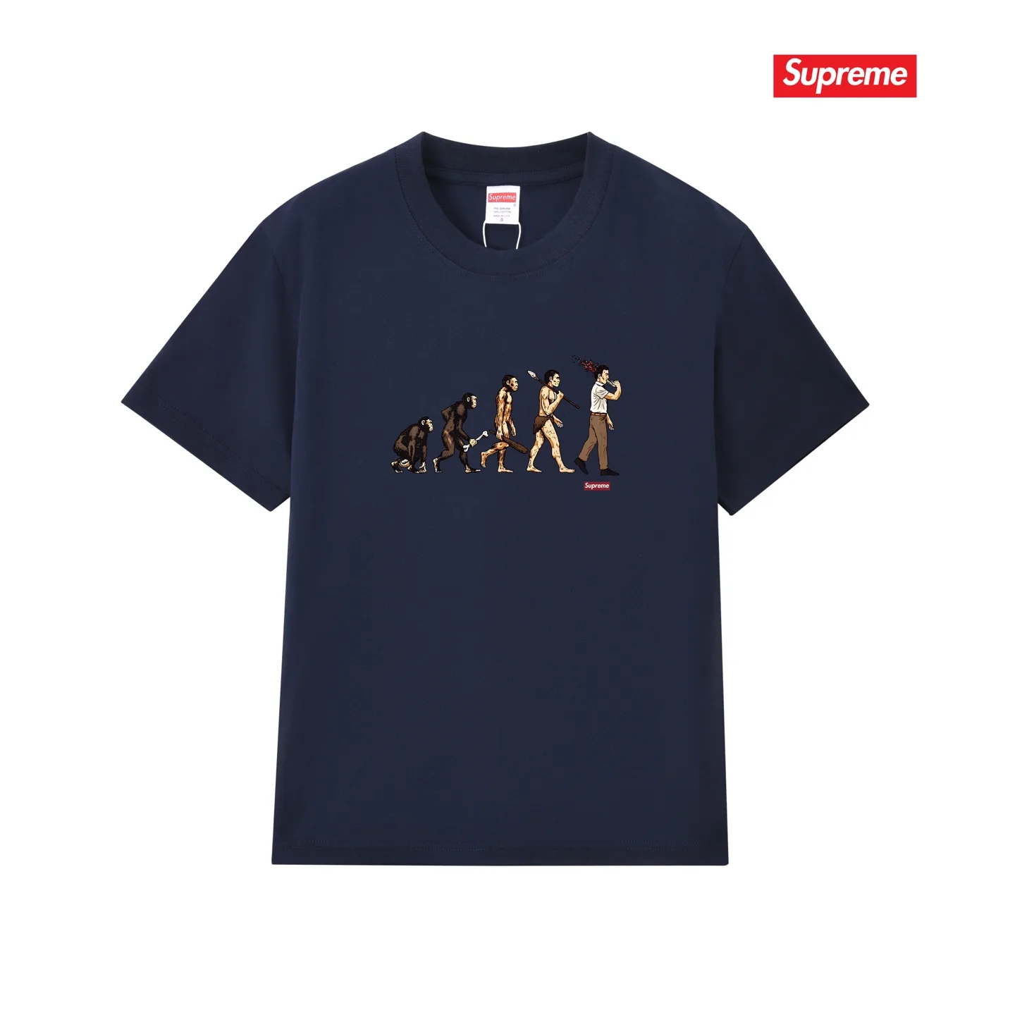 Evolution Graphic Print Cotton T-Shirt D4015362 — view 9