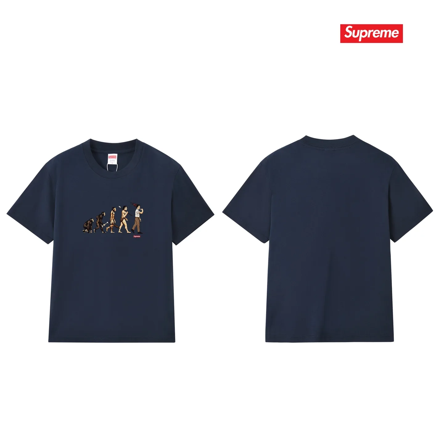 Evolution Graphic Print Cotton T-Shirt D4015362 — view 10