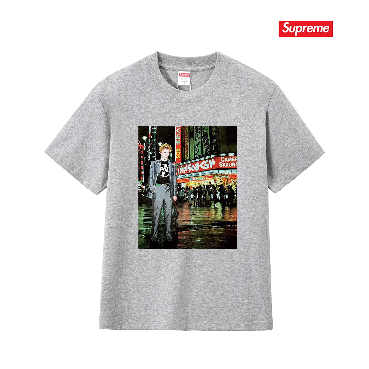Supreme x Public Image Ltd Photo Print T-Shirt D9011689 — view 7