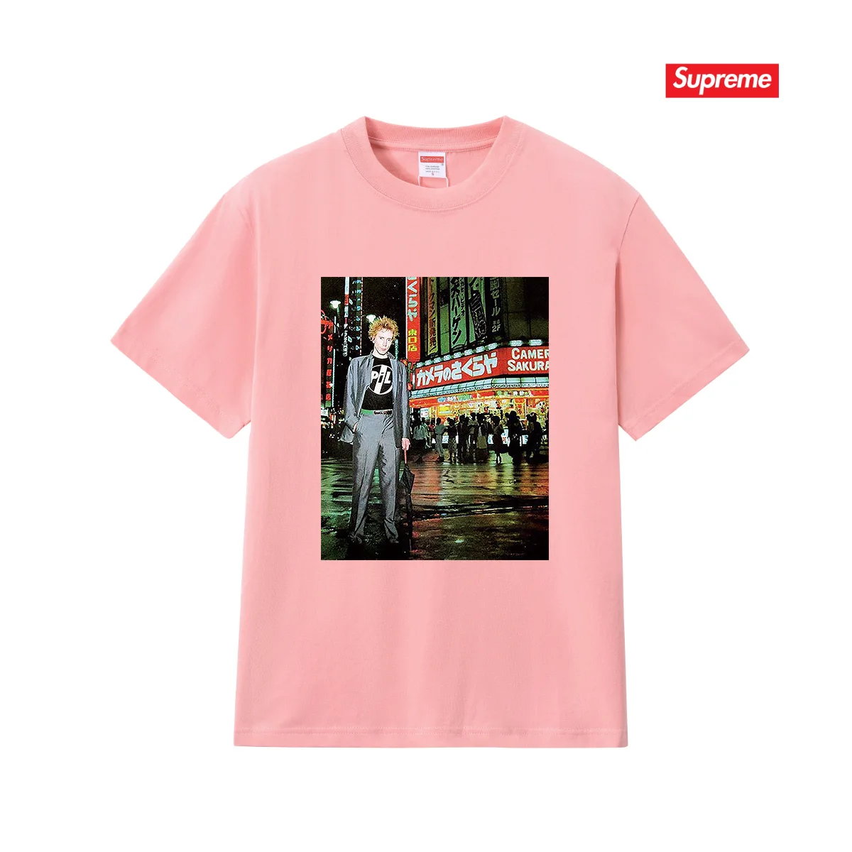 Supreme x Public Image Ltd Photo Print T-Shirt D9011689 — view 10