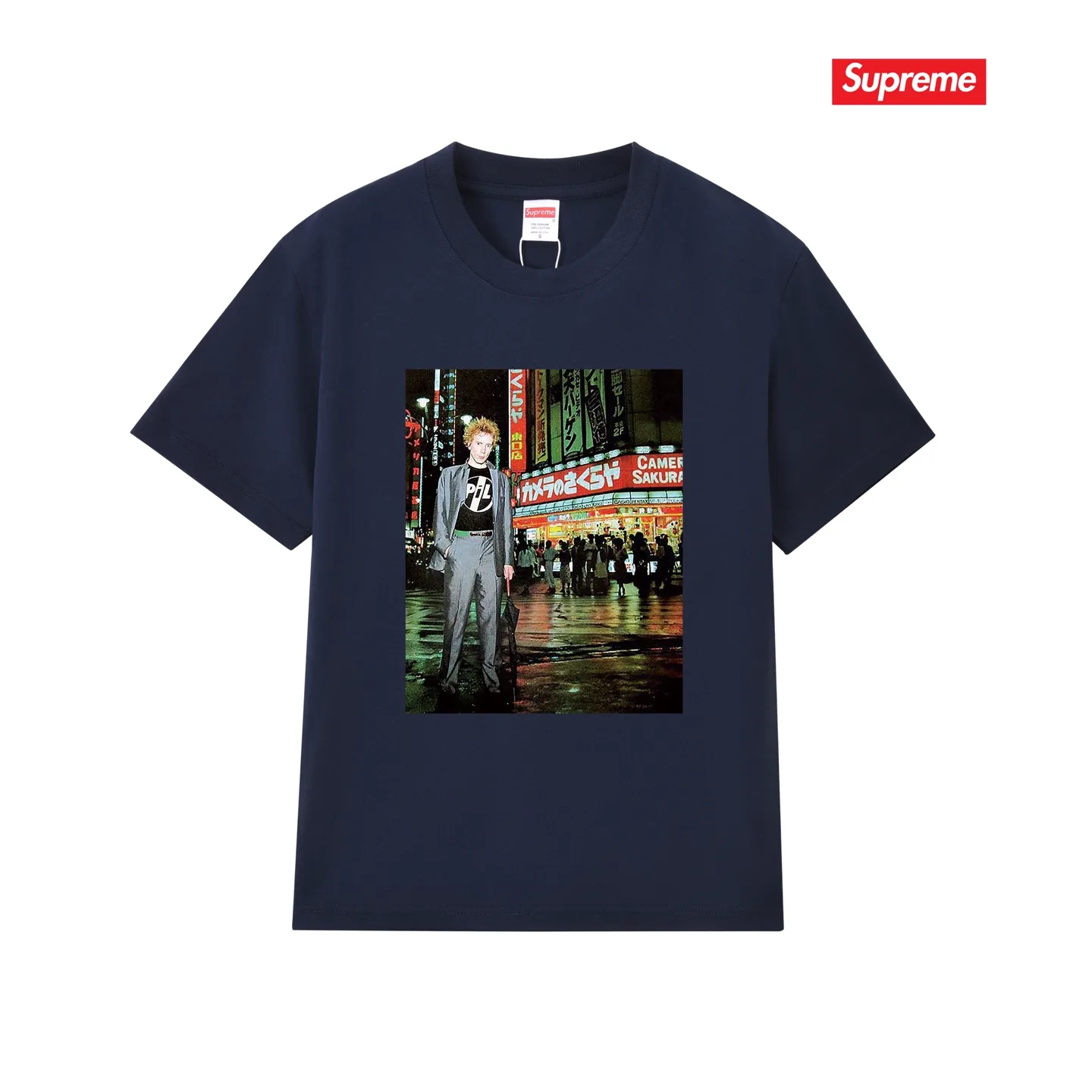 Supreme x Public Image Ltd Photo Print T-Shirt D9011689 — view 13