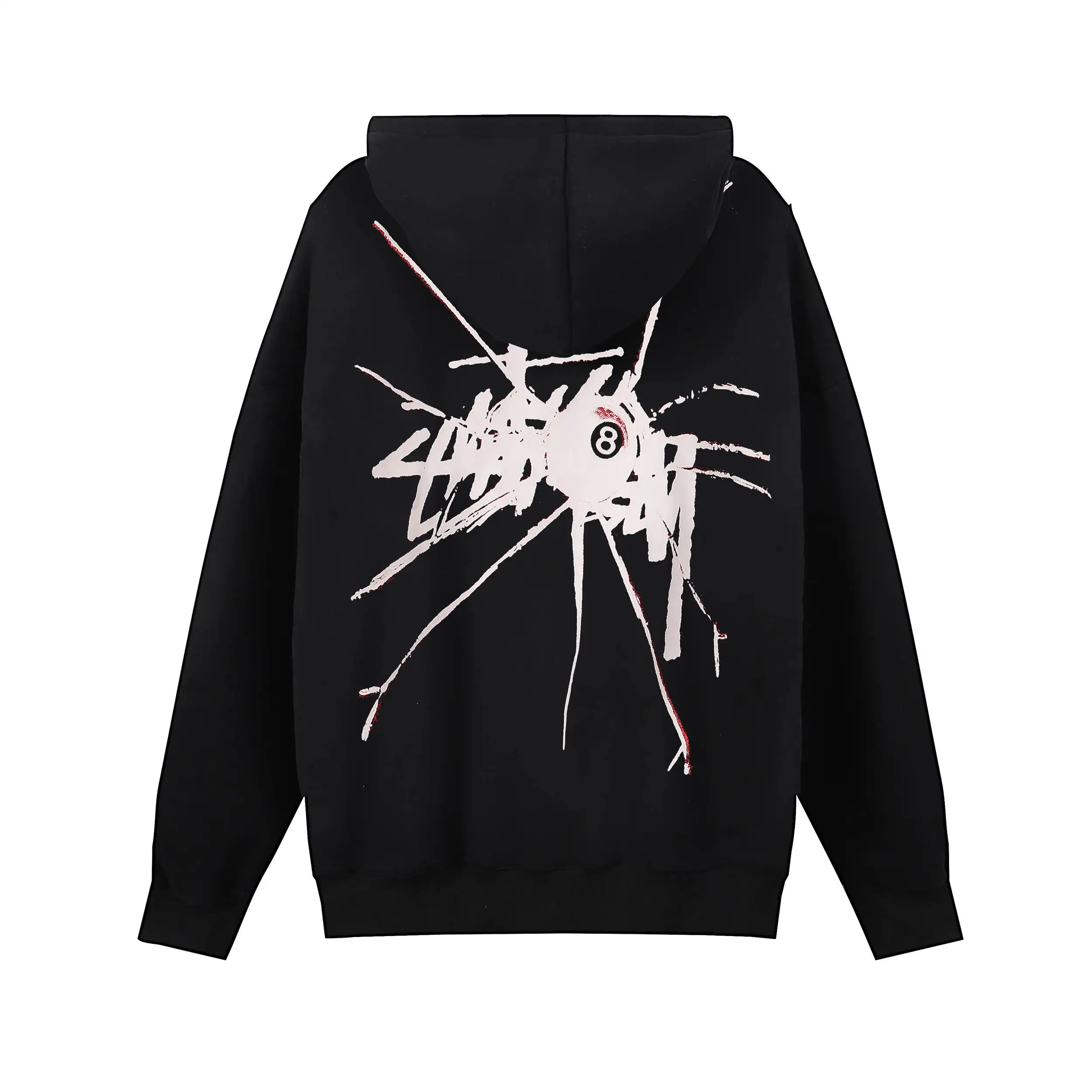Logo Print Zip-Up Hoodie D9015627 — view 2