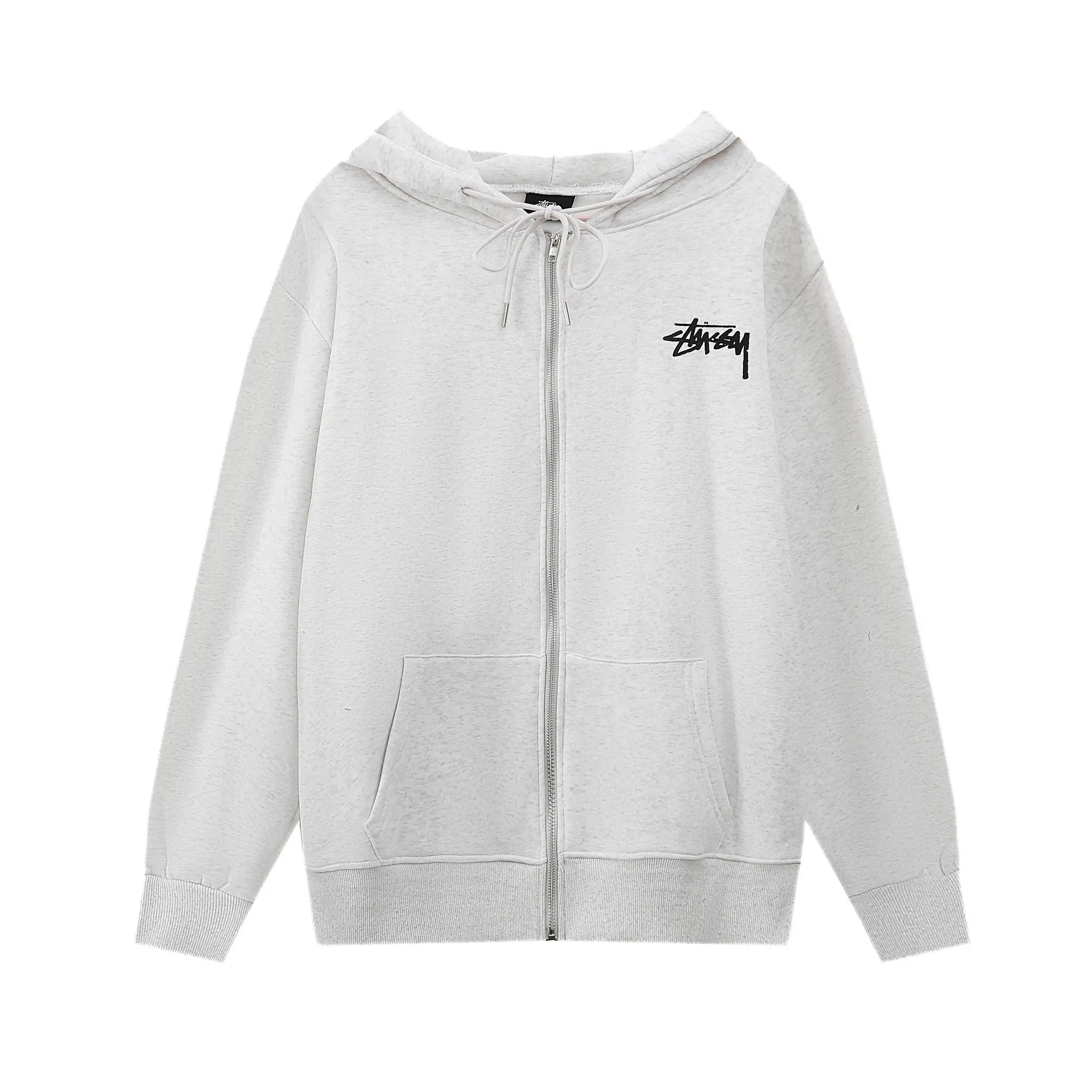 Logo Print Zip-Up Hoodie D9015627 — view 3