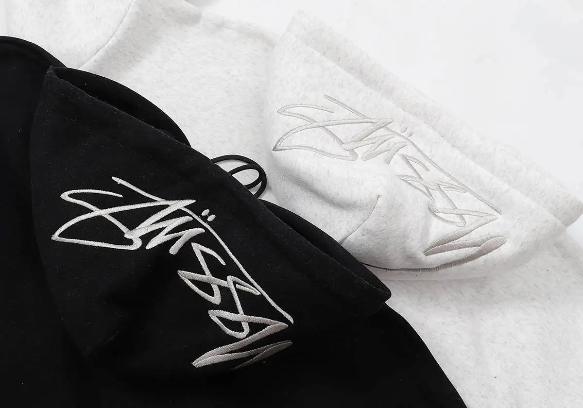 Logo Embroidered Cotton-Blend Hoodie D8515629 — view 5