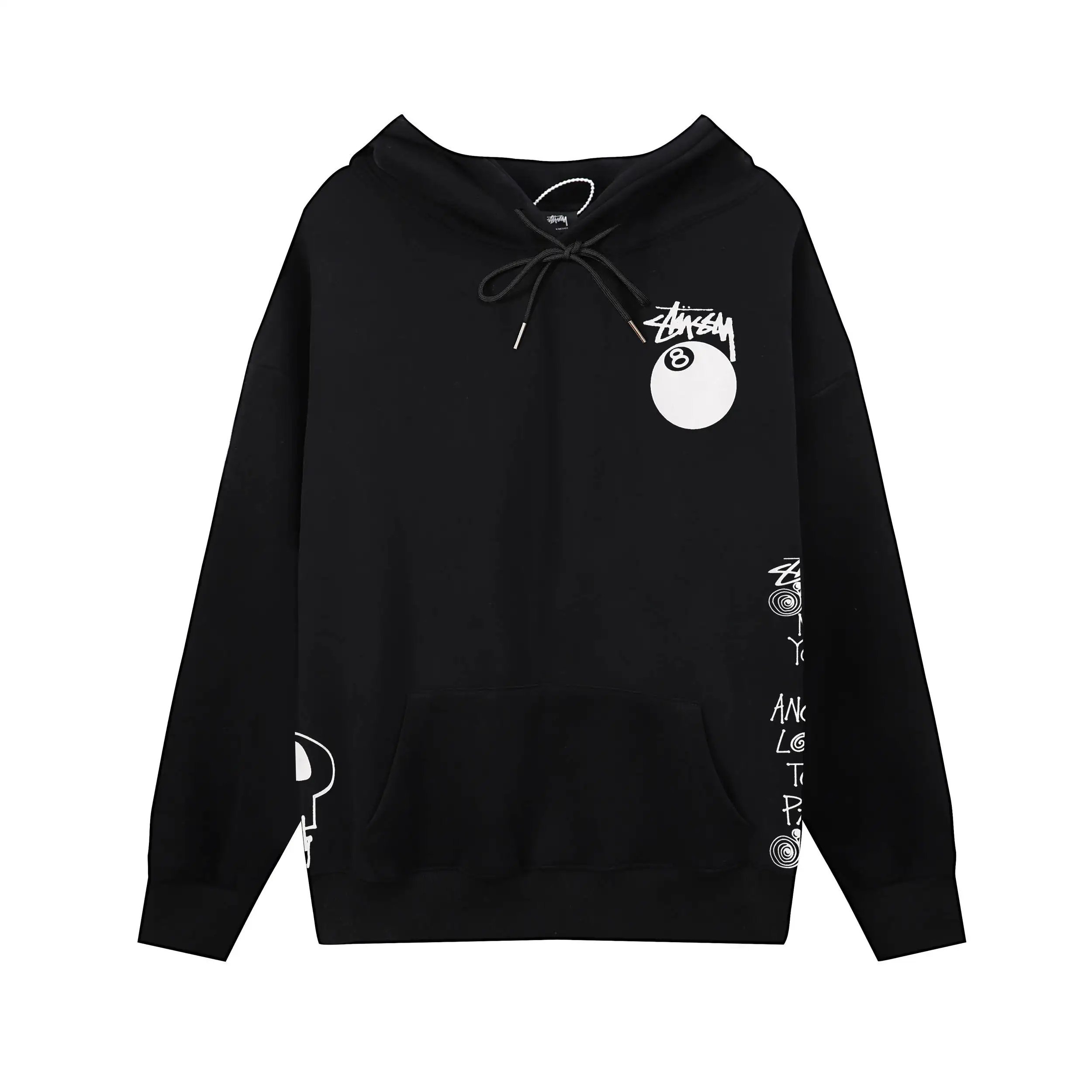 8-Ball Graphic Print Hoodie D9015628 — view 3