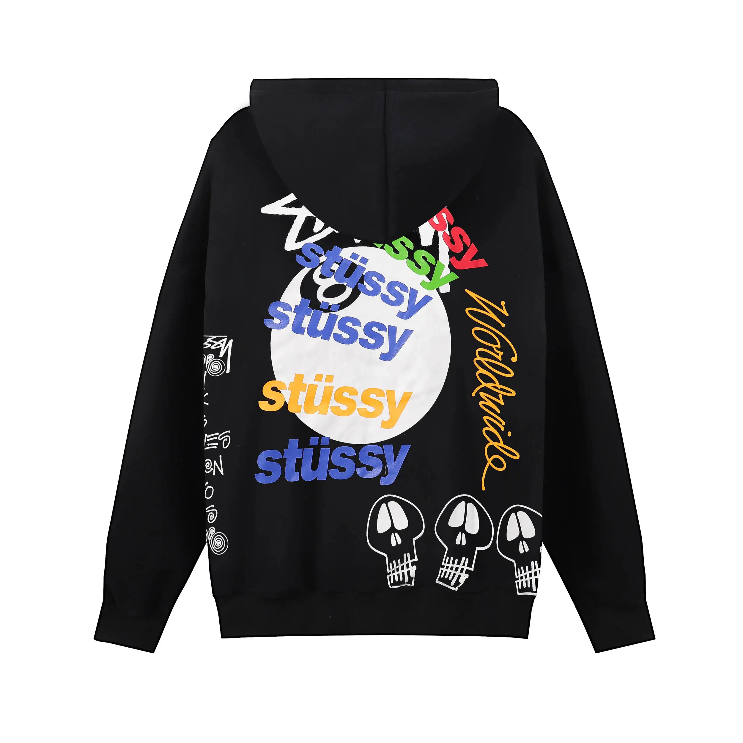 8-Ball Graphic Print Hoodie D9015628 — view 4