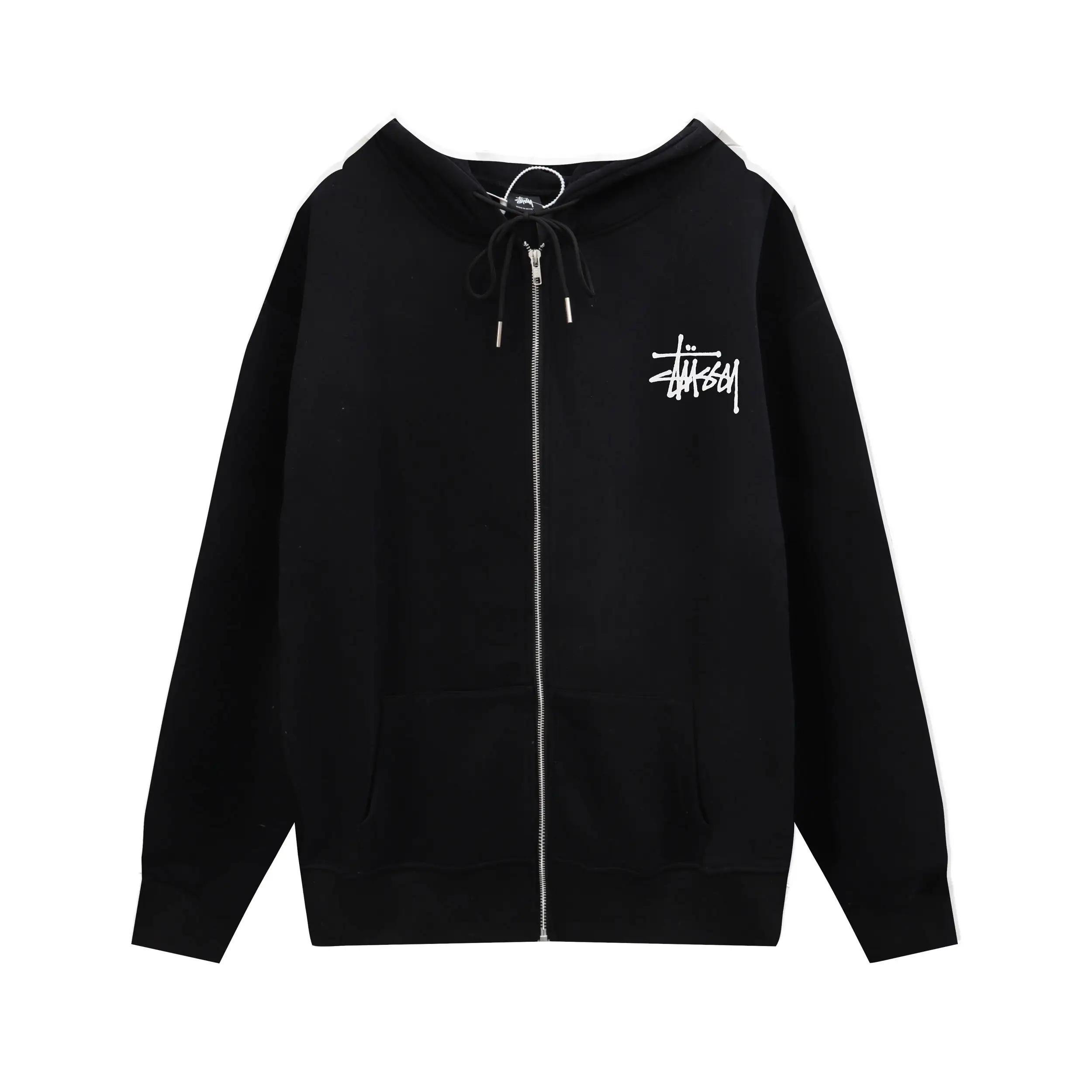 Logo-Print Zip-Up Hoodie D9015624 — view 3