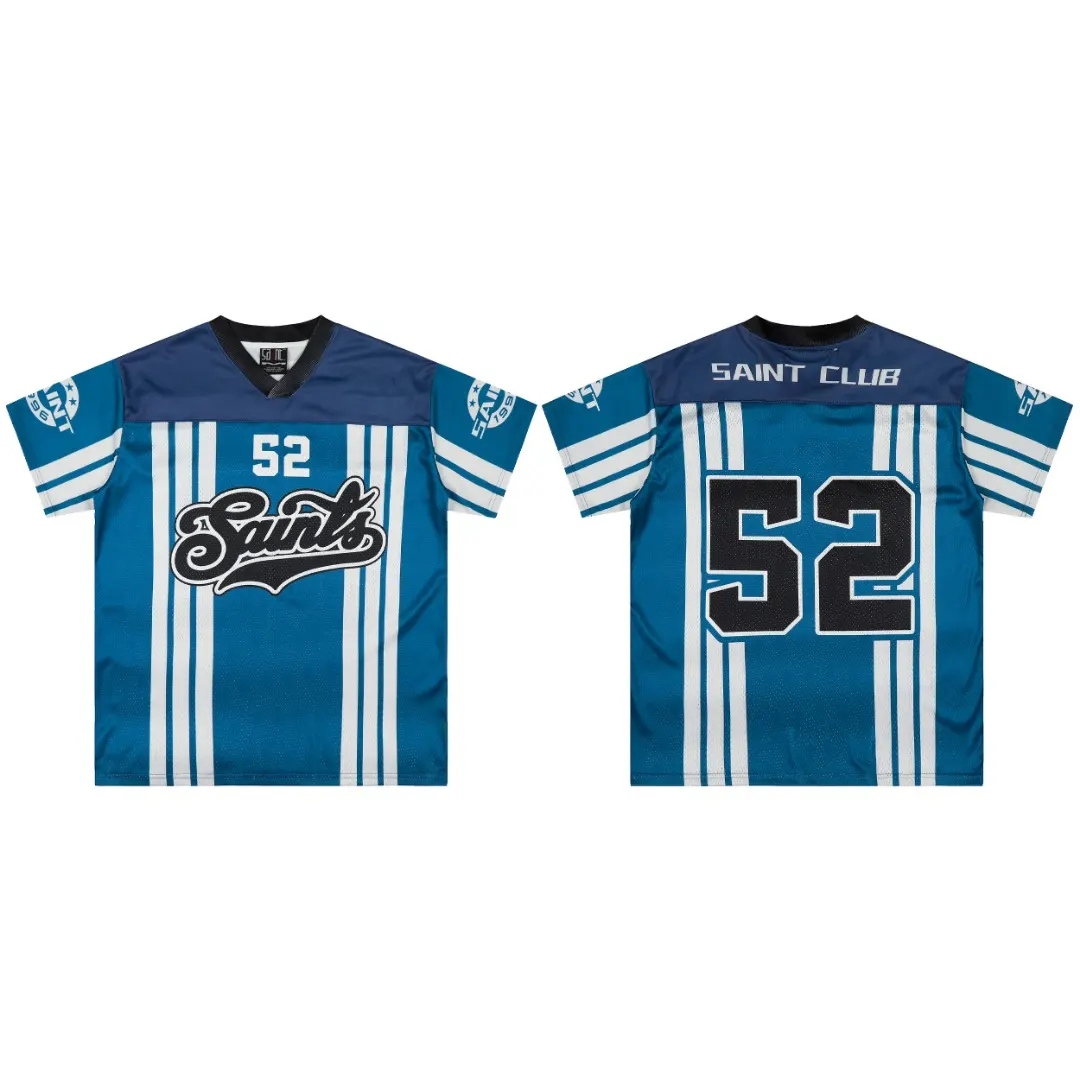 Saint Michael Mesh V-Neck Football Jersey D8811513