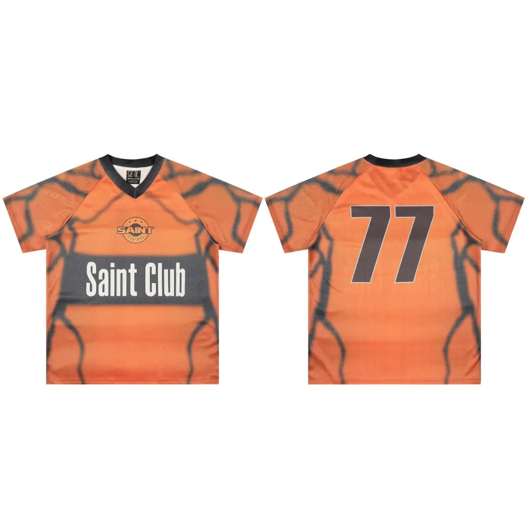 Saint Michael V-Neck Baseball Jersey T-Shirt D8811517