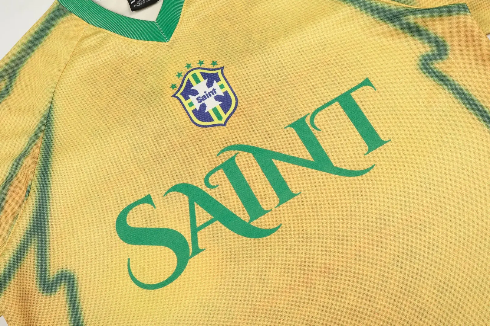 Saint Michael V-Neck Graphic Jersey T-Shirt D8811516 — view 5
