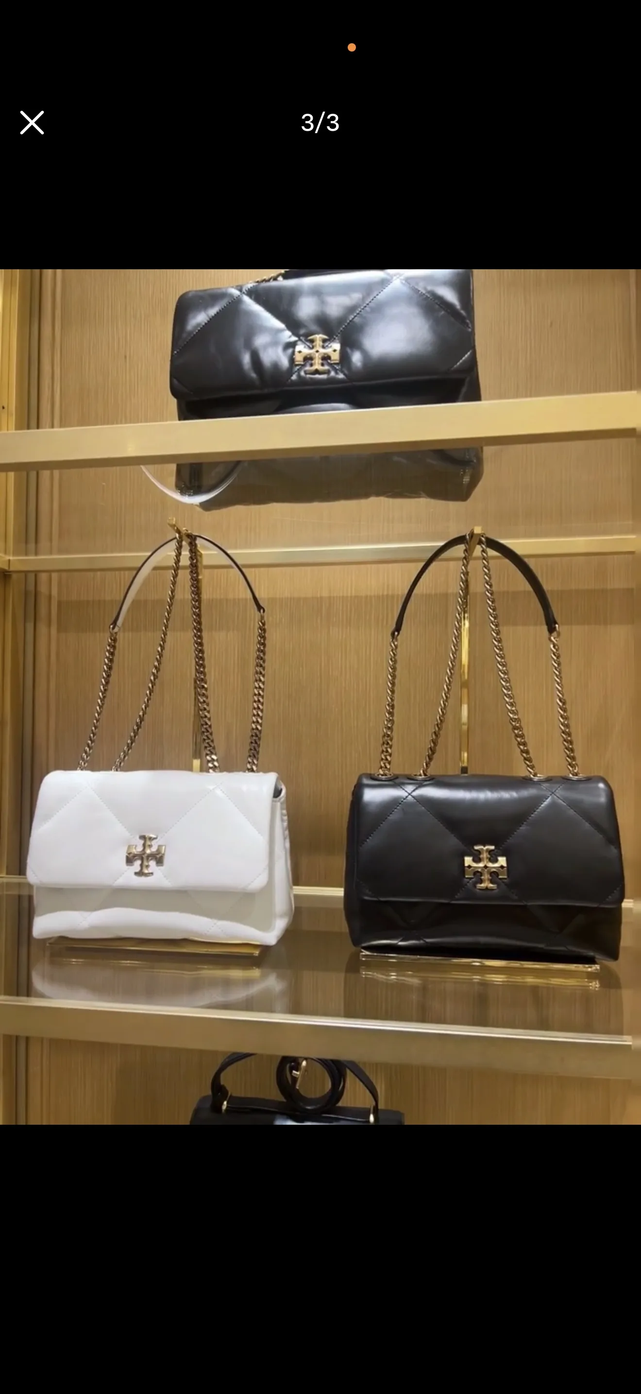 Kira Quilted Chain Shoulder Bag D31018296 — view 3