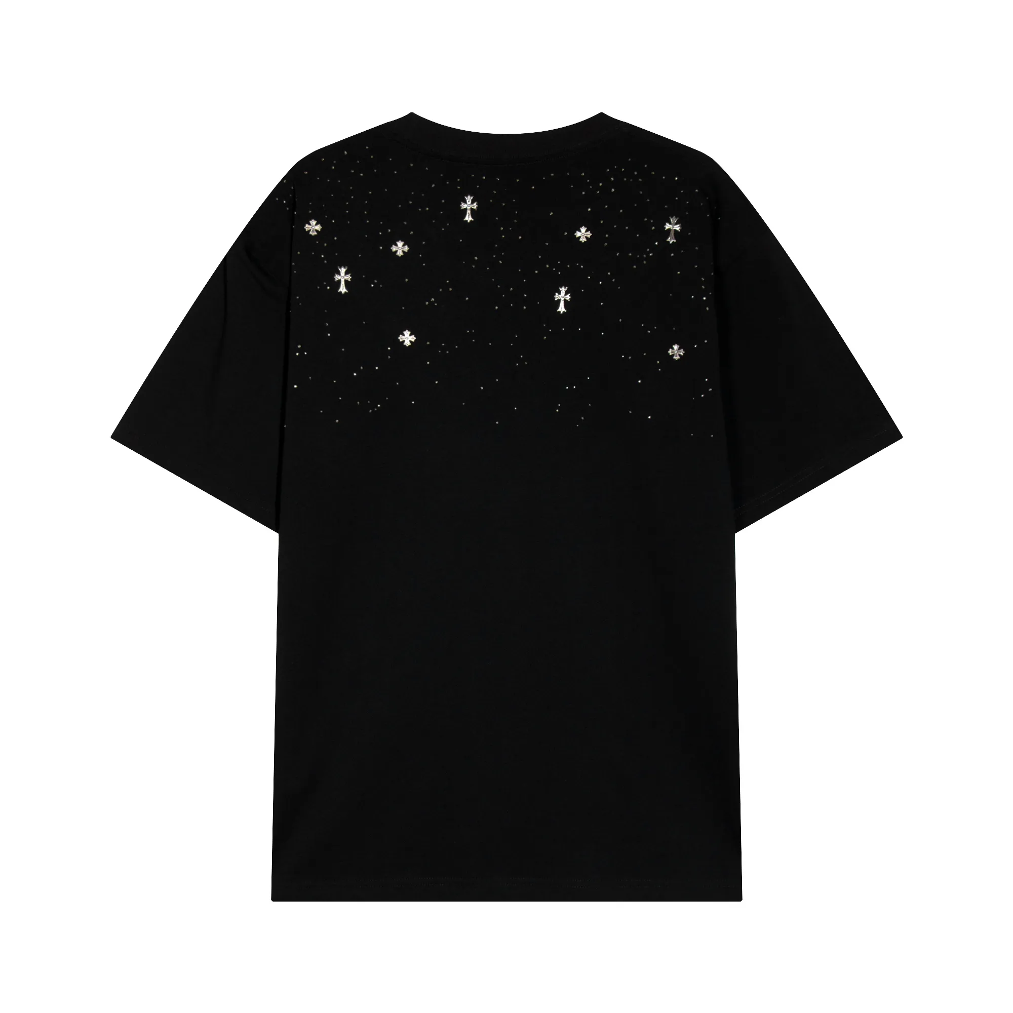 Embellished Cross Patch Cotton T-Shirt D11511617 — view 4