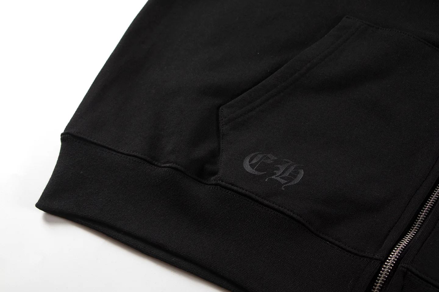 Logo-Print Zip-Up Cotton-Blend Hoodie D12515547 — view 5