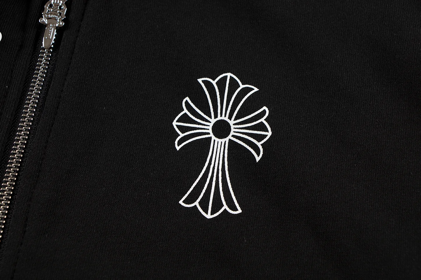 Logo-Print Zip-Up Cotton-Blend Hoodie D12515547 — view 7