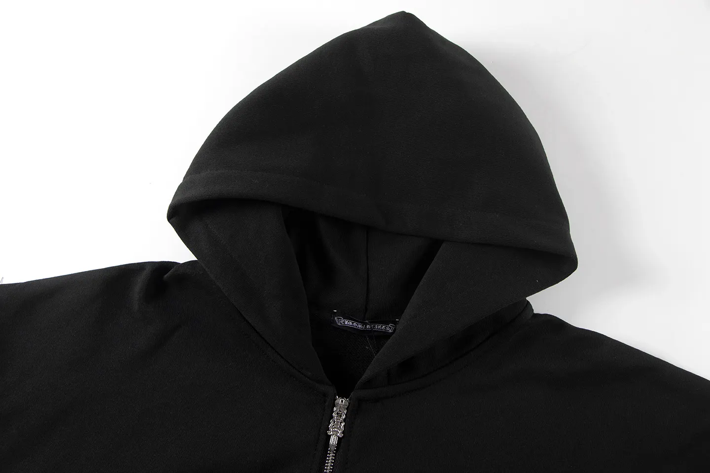 Rhinestone Cross Logo Zip-Up Hoodie D13515546 — view 4