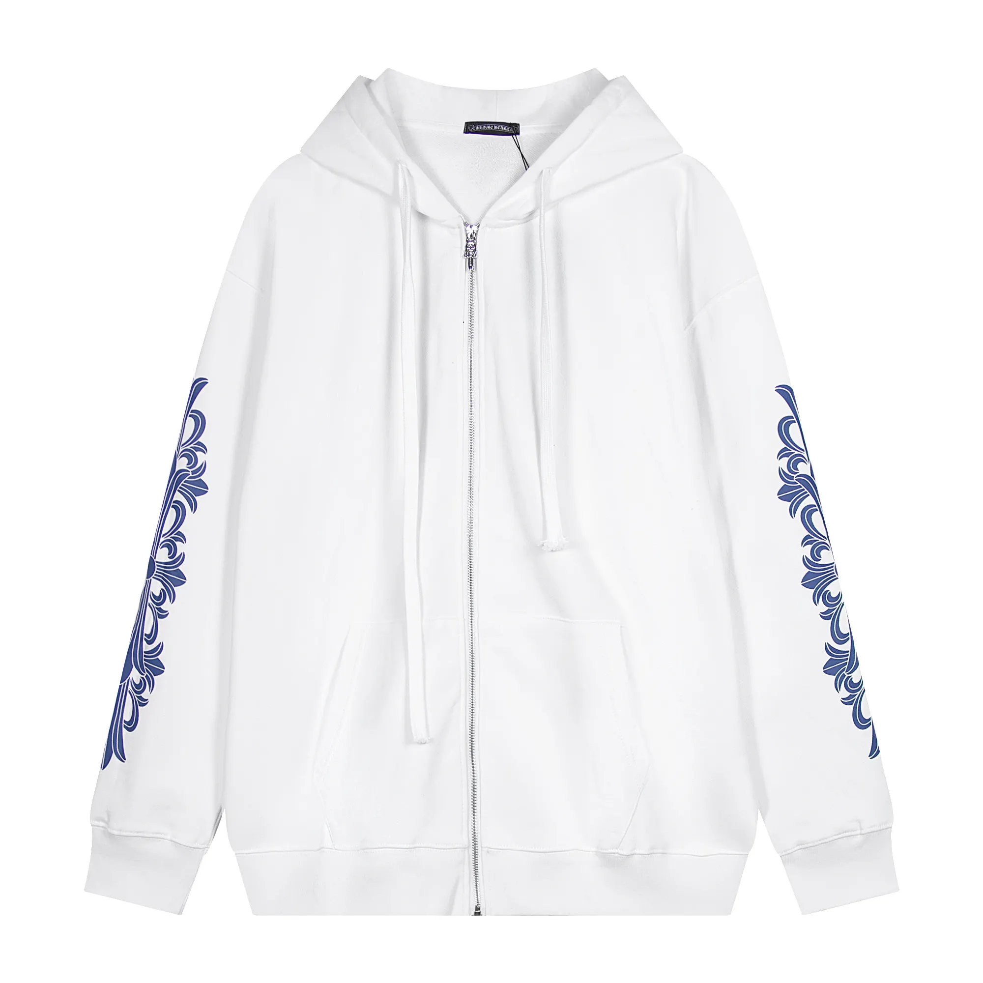 Logo Print Zip-Up Hoodie D12515544
