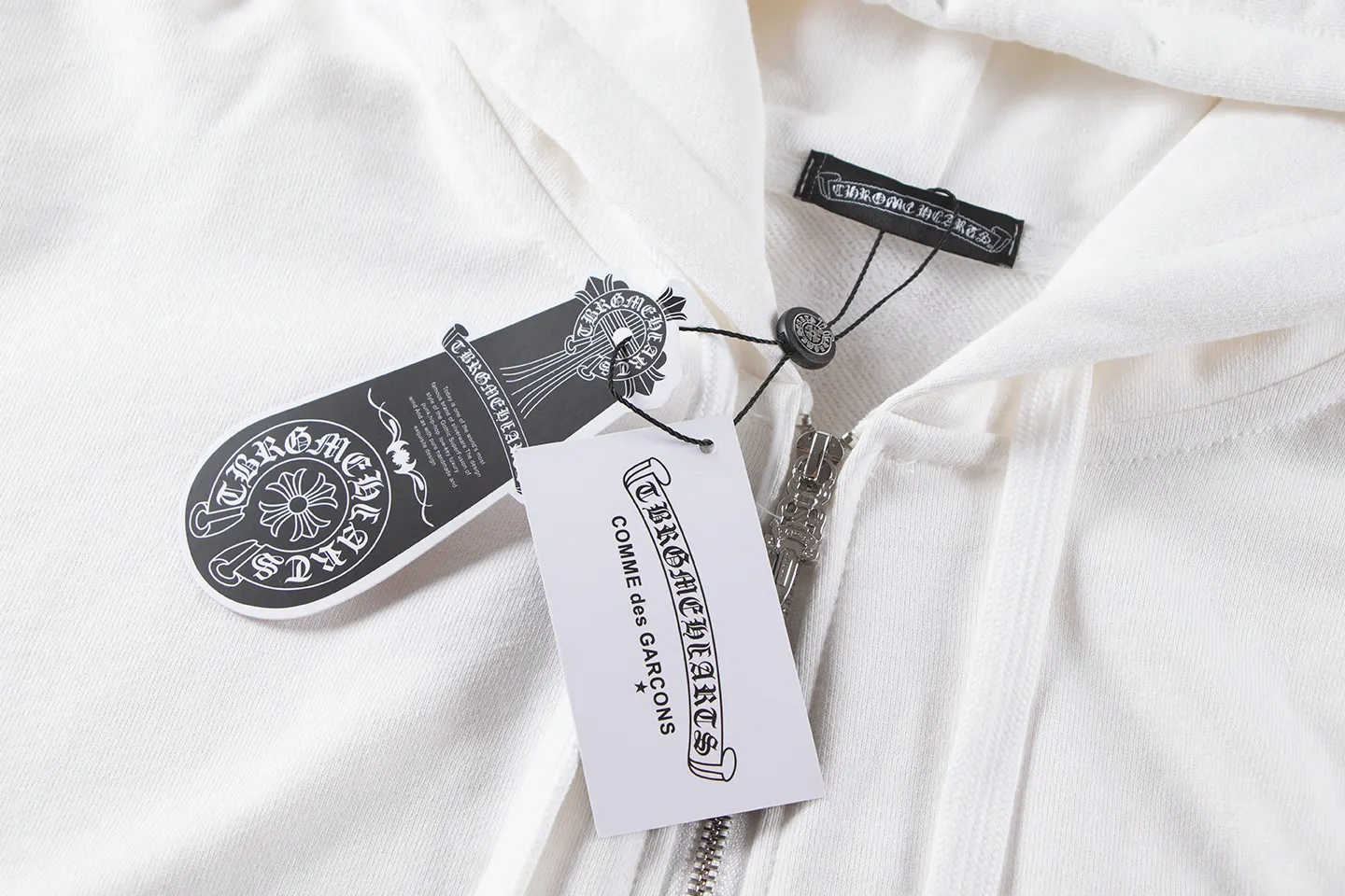 Logo Print Zip-Up Hoodie D12515544 — view 4